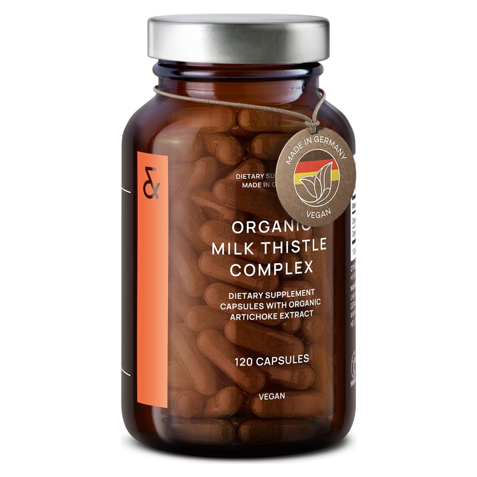 Suplemento Detox CLAV Cardo Mariano y Alcachofa 120 Cápsulas