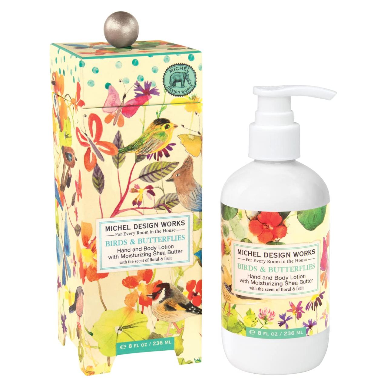 Loción de Manos y Cuerpo Michel Design Works 236 ml Aves y Mariposas