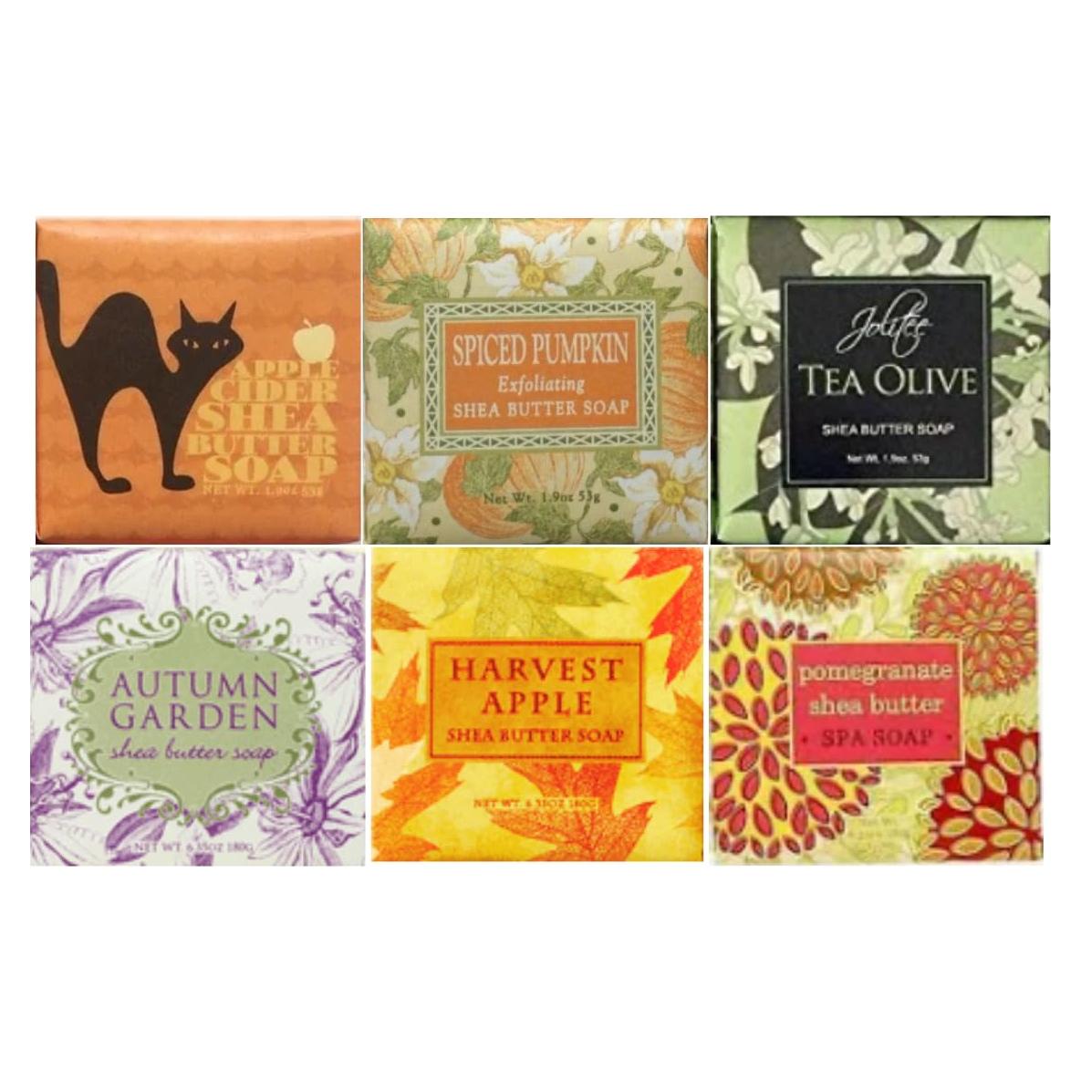 Juego de Jabón de Manteca de Karité Floral Greenwich Bay - 6 Piezas 53g