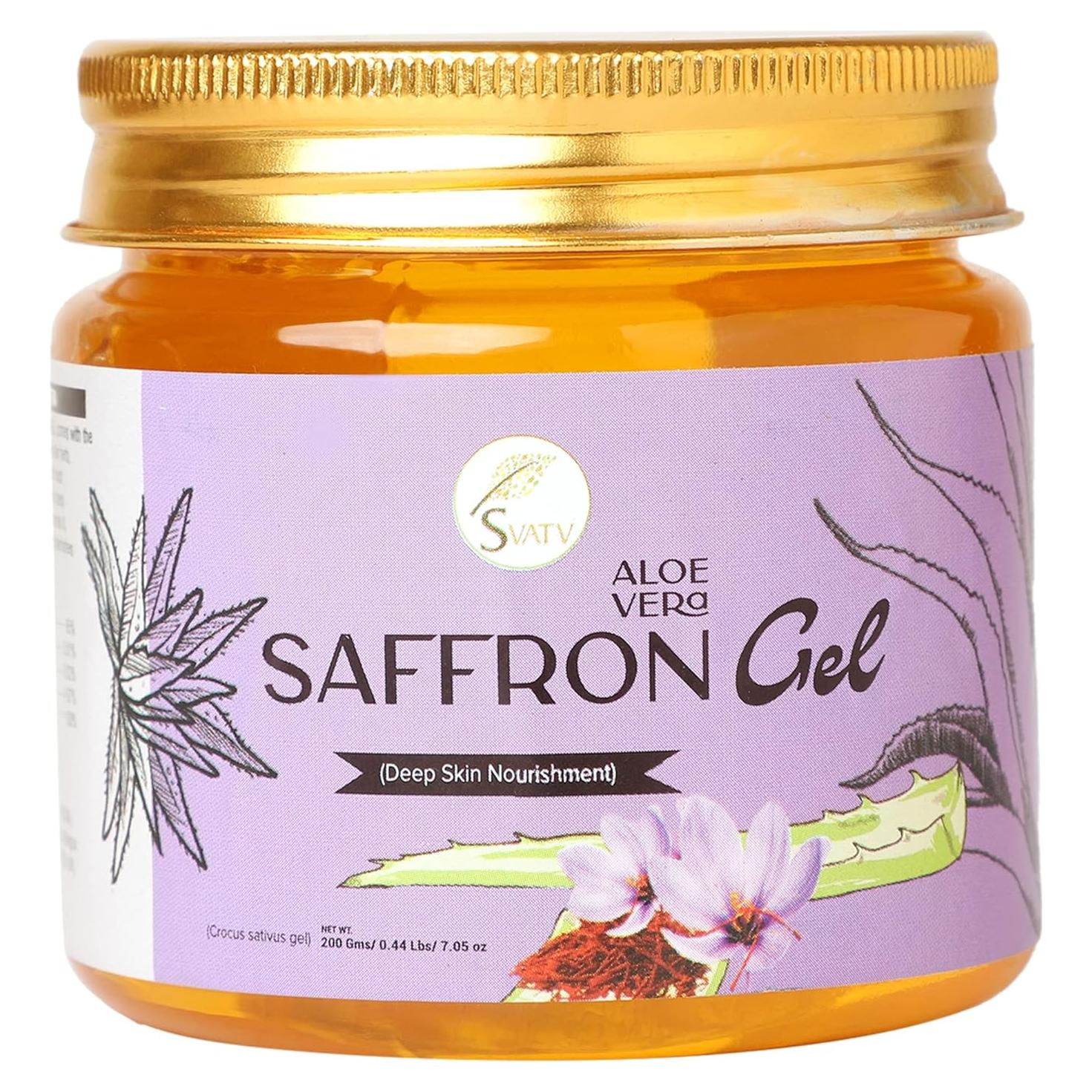 Gel de Aloe Vera con Azafrán SVATV - Hidratación 200g