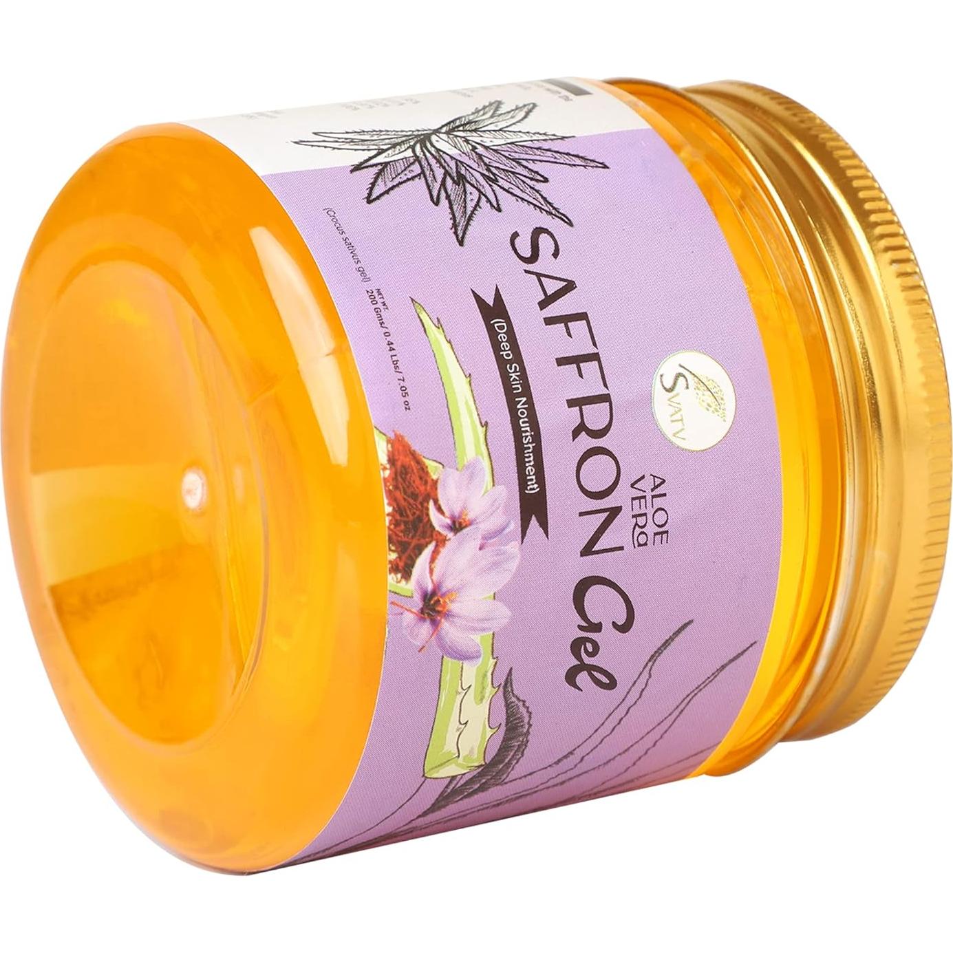 Gel de Aloe Vera con Azafrán SVATV - Hidratación 200g