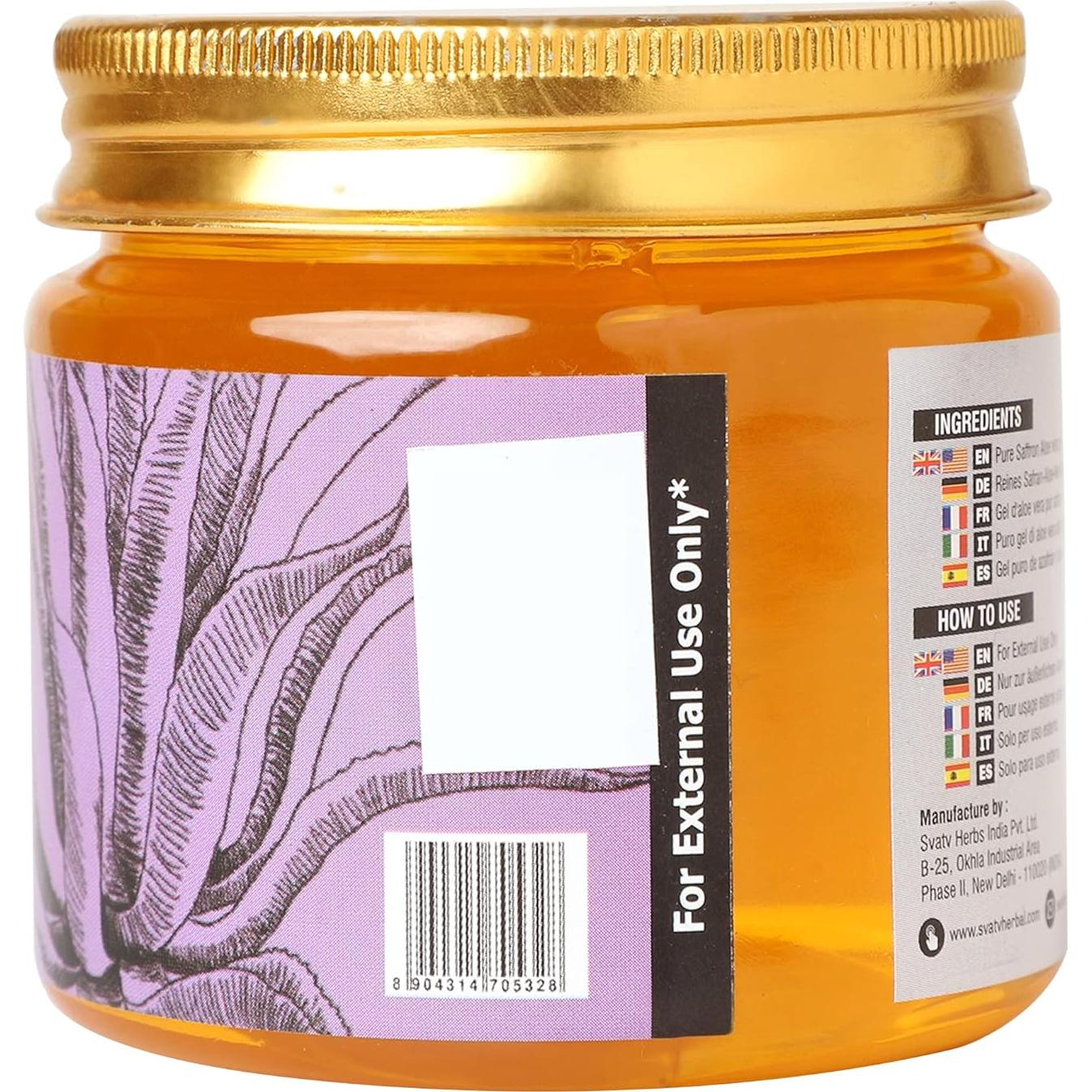 Gel de Aloe Vera con Azafrán SVATV - Hidratación 200g