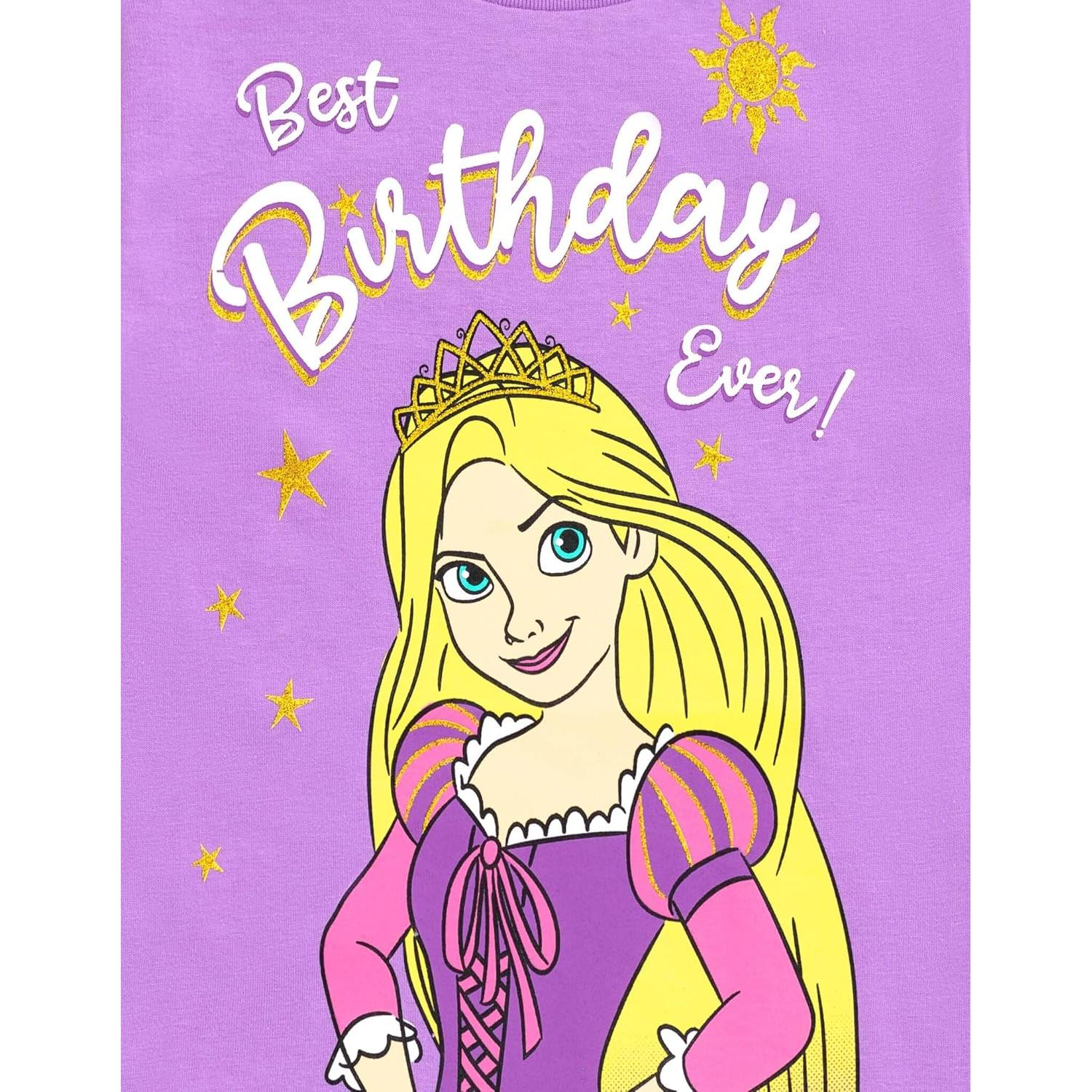 Camiseta Cumpleaños Disney Junior Niñas Talla 2T a 16