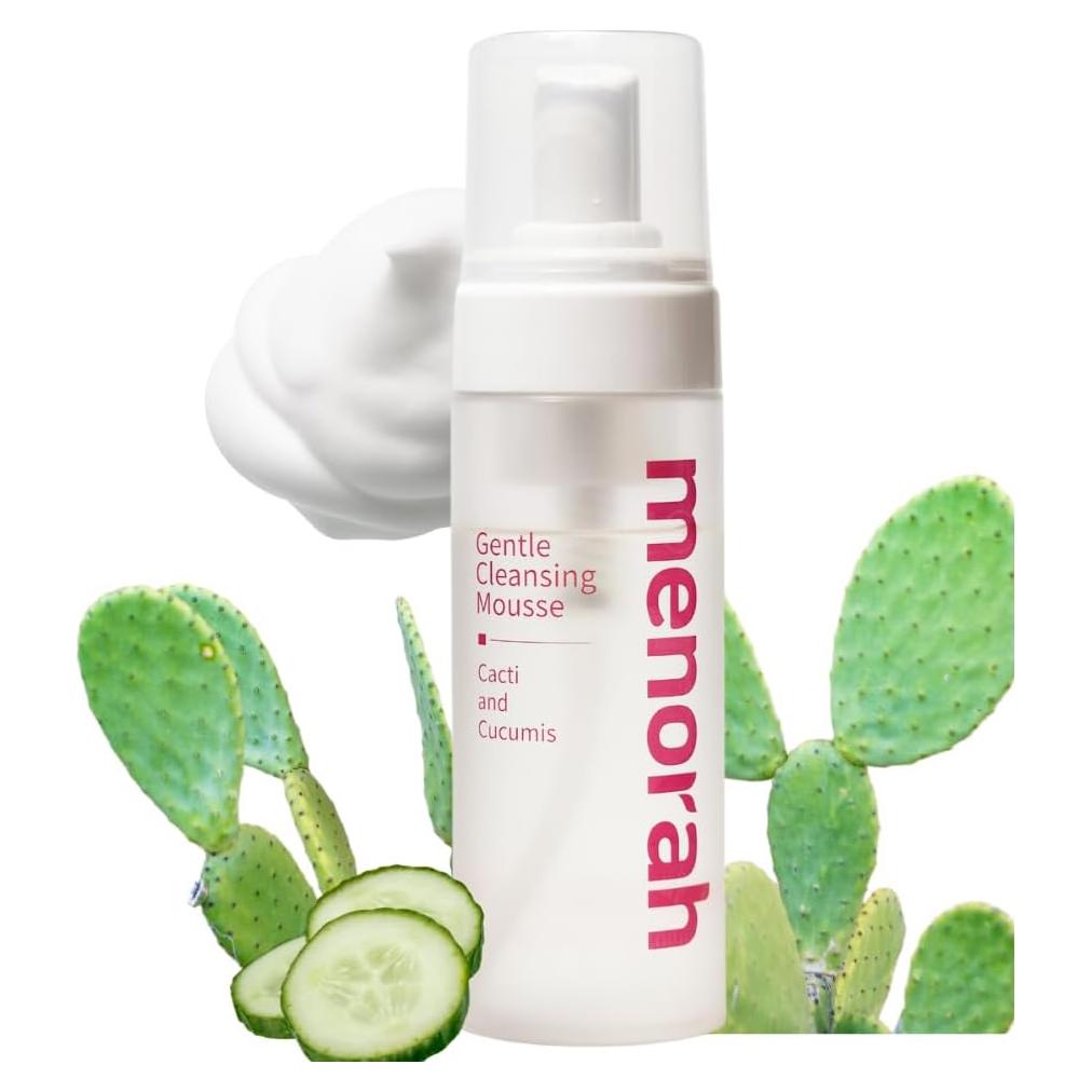 Mousse Limpiadora Suave Menorah - Hidratante Cactus y Pepino