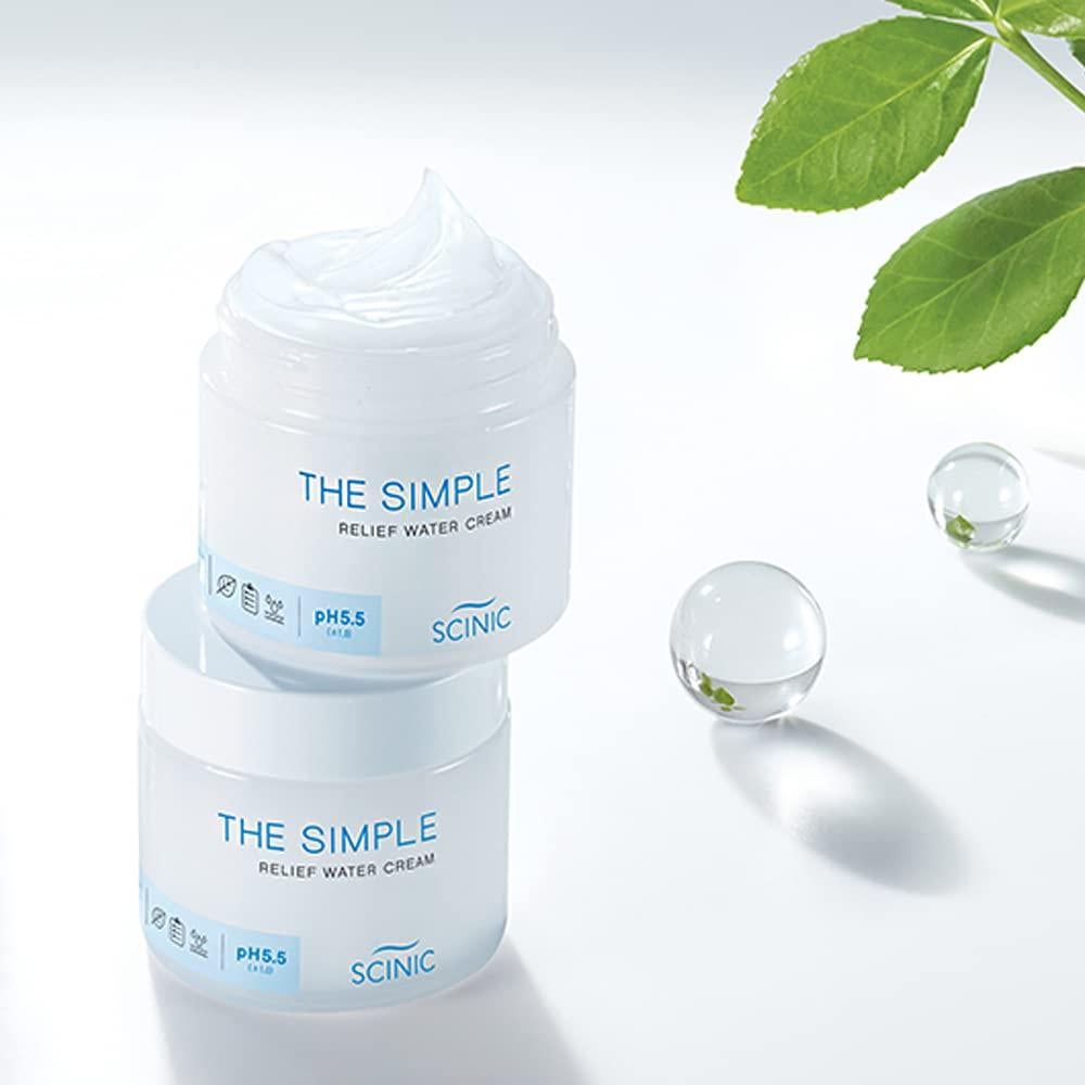 Crema Hidratante SCINIC Simple Relief 80ml - Vegana para Piel Sensible