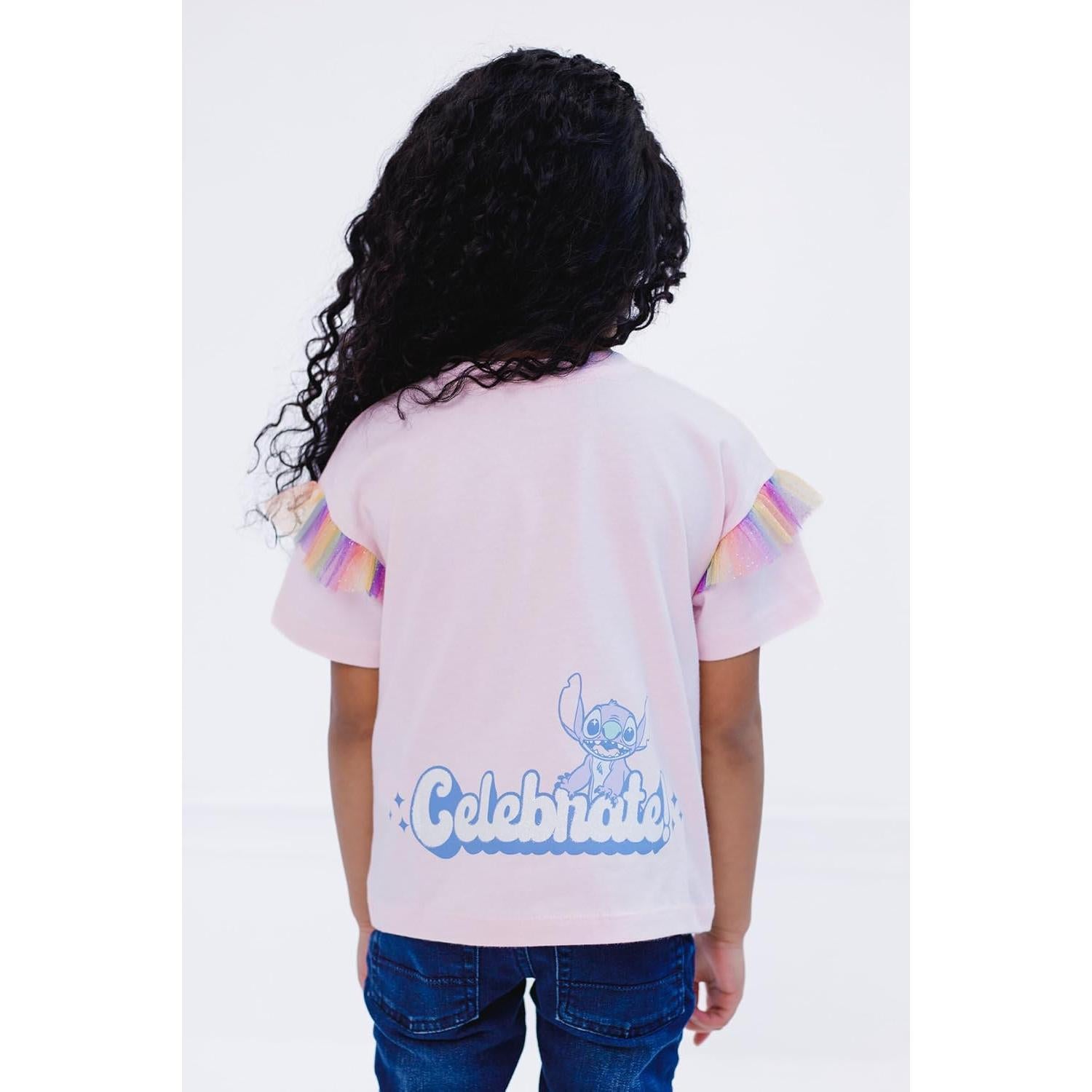 Camiseta Cumpleaños Disney Junior Niñas Talla 2T-14-16