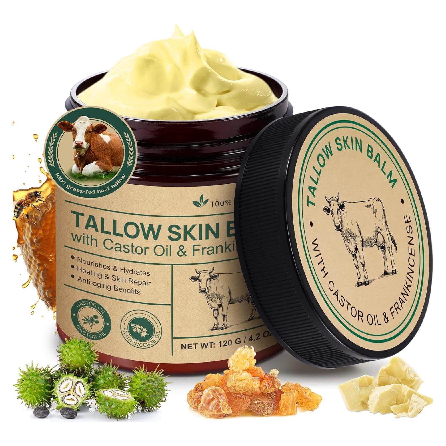 Bálsamo de Sebo de Res WELOSUER con Incienso y Aceite de Ricino 124 ml