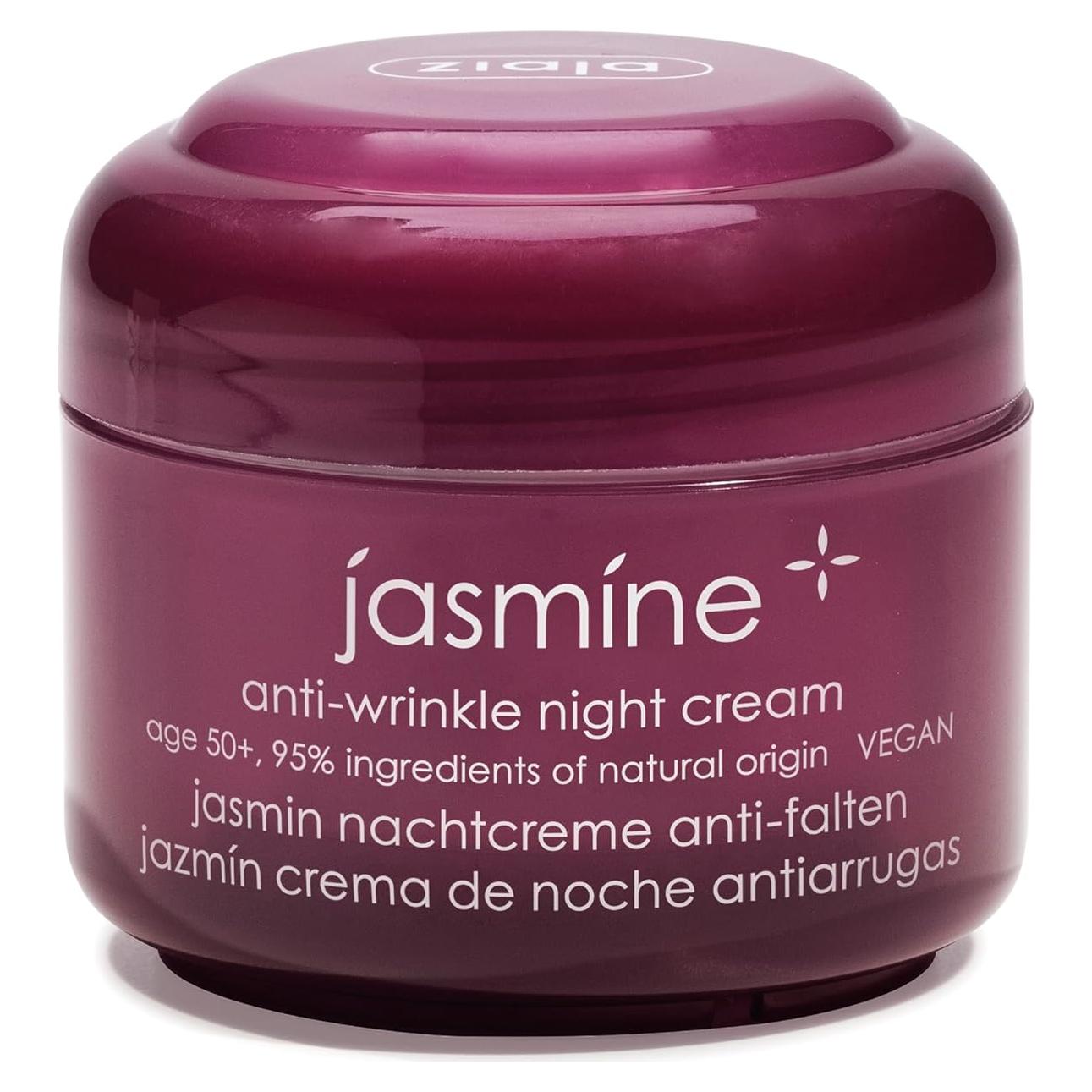 Crema Nocturna Ziaja Jazmín 50ml para Piel Madura 50+