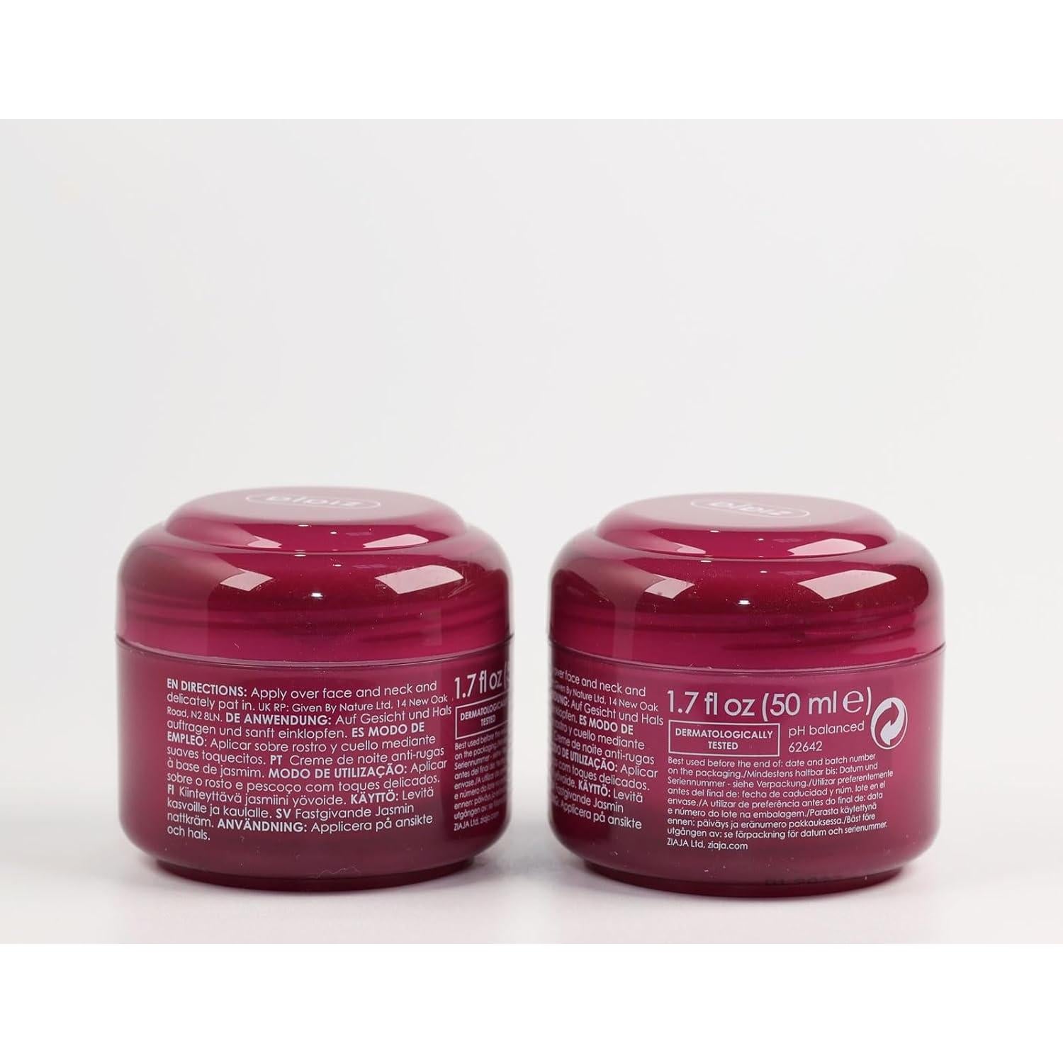 Crema Nocturna Ziaja Jazmín 50ml para Piel Madura 50+