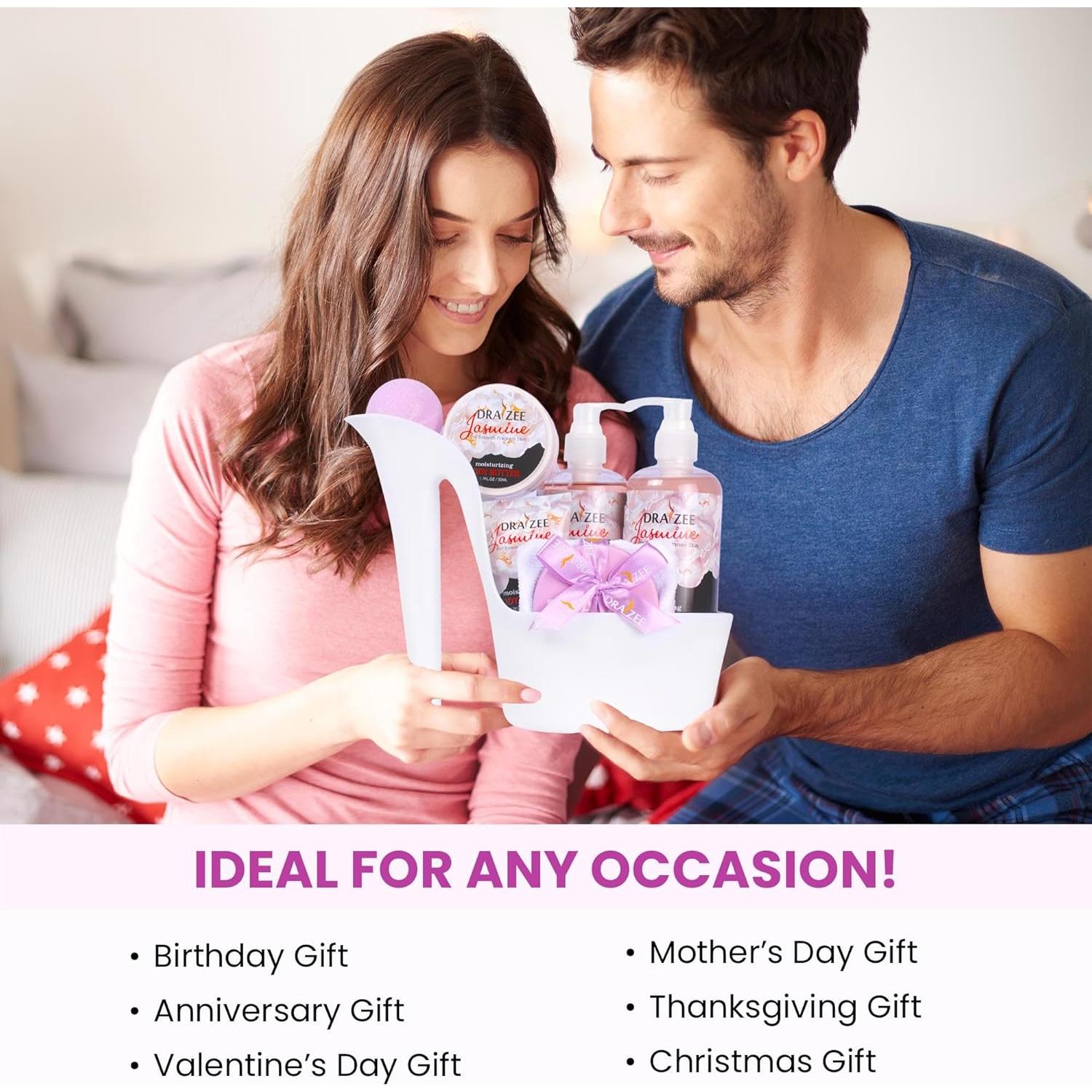 Set de Spa de Lujo Draizee - 8 Piezas Aromatizadas Jazmín