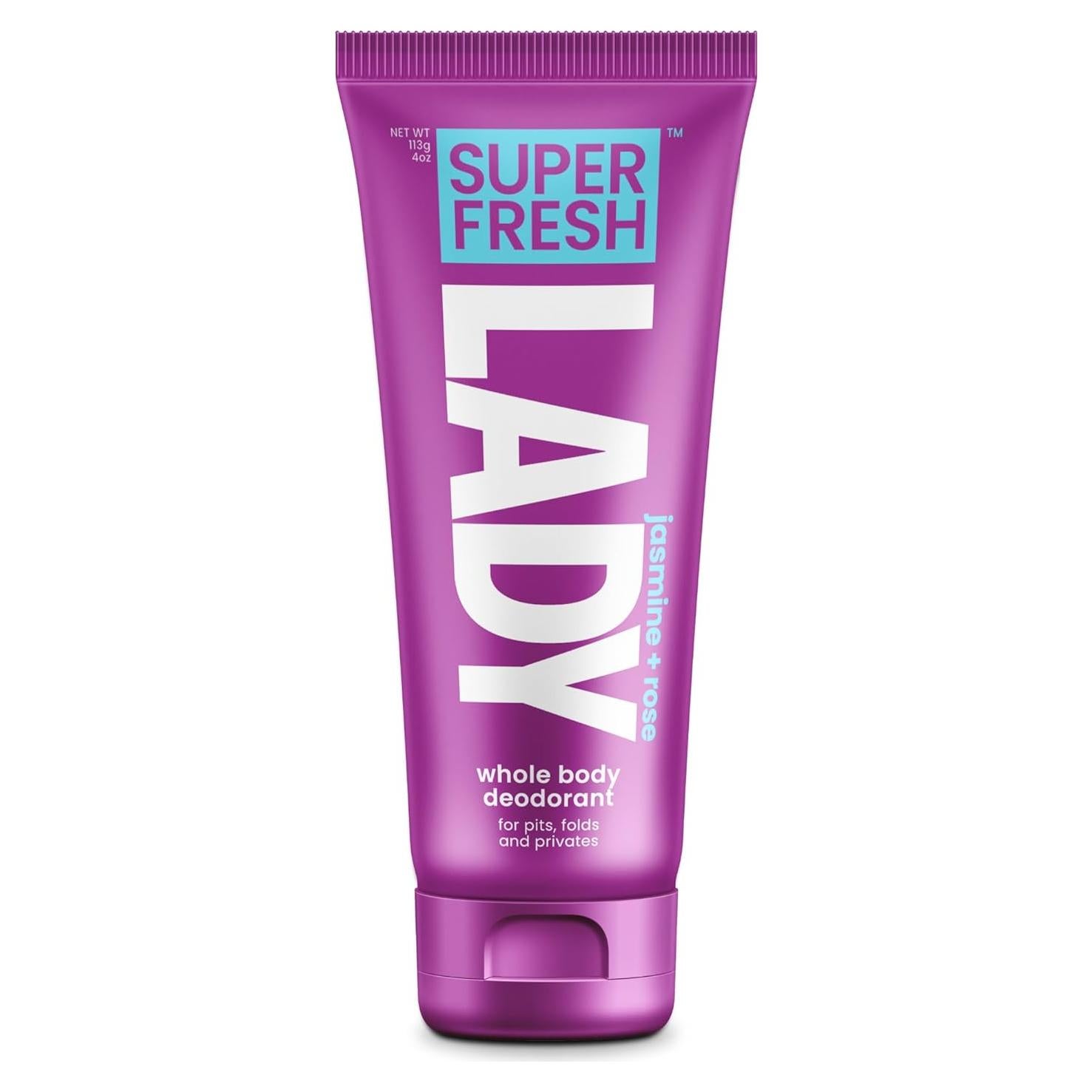 Desodorante Corporal Completo Super Fresh Lady 113.4g Aroma Jazmín Rosa