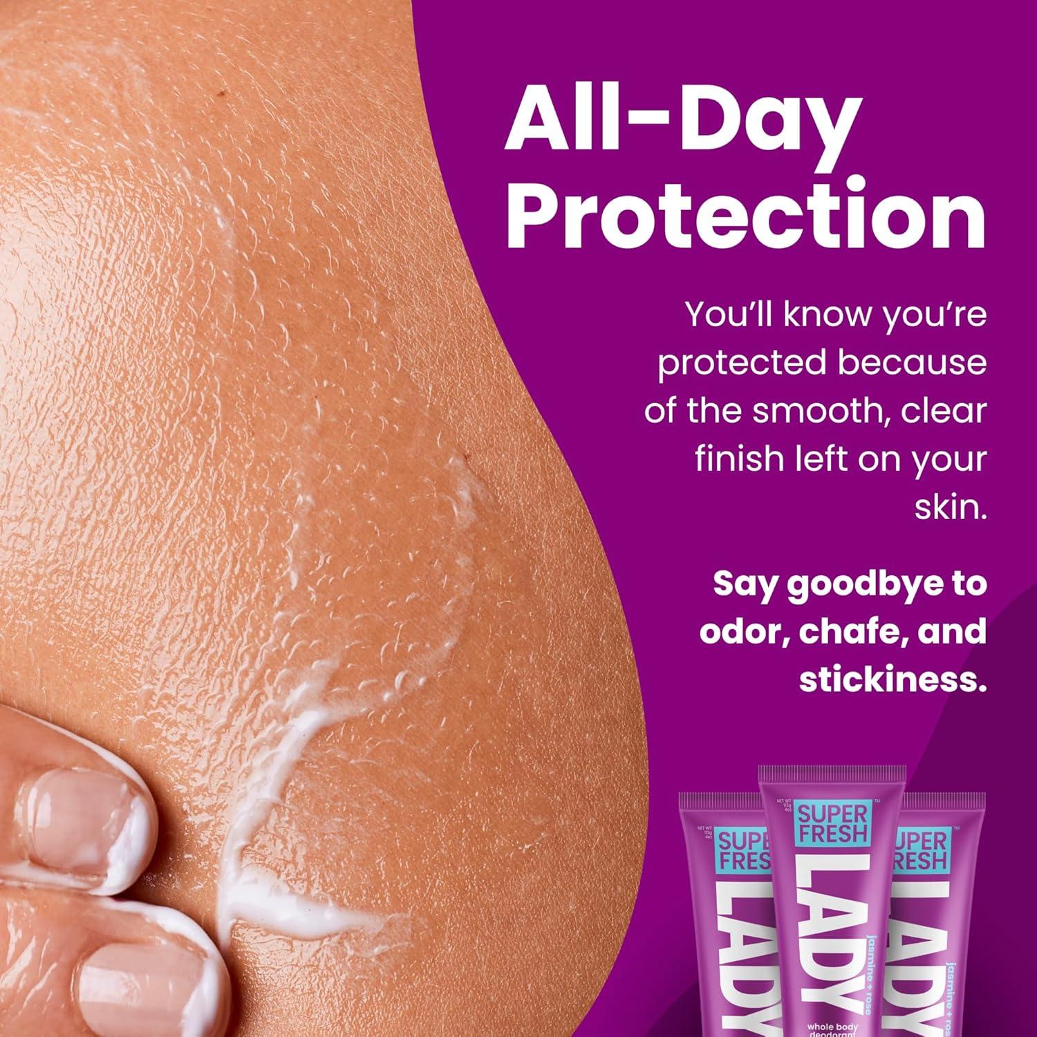 Desodorante Corporal Completo Super Fresh Lady 113.4g Aroma Jazmín Rosa