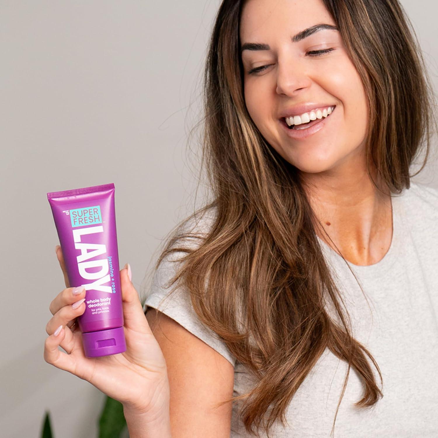 Desodorante Corporal Completo Super Fresh Lady 113.4g Aroma Jazmín Rosa