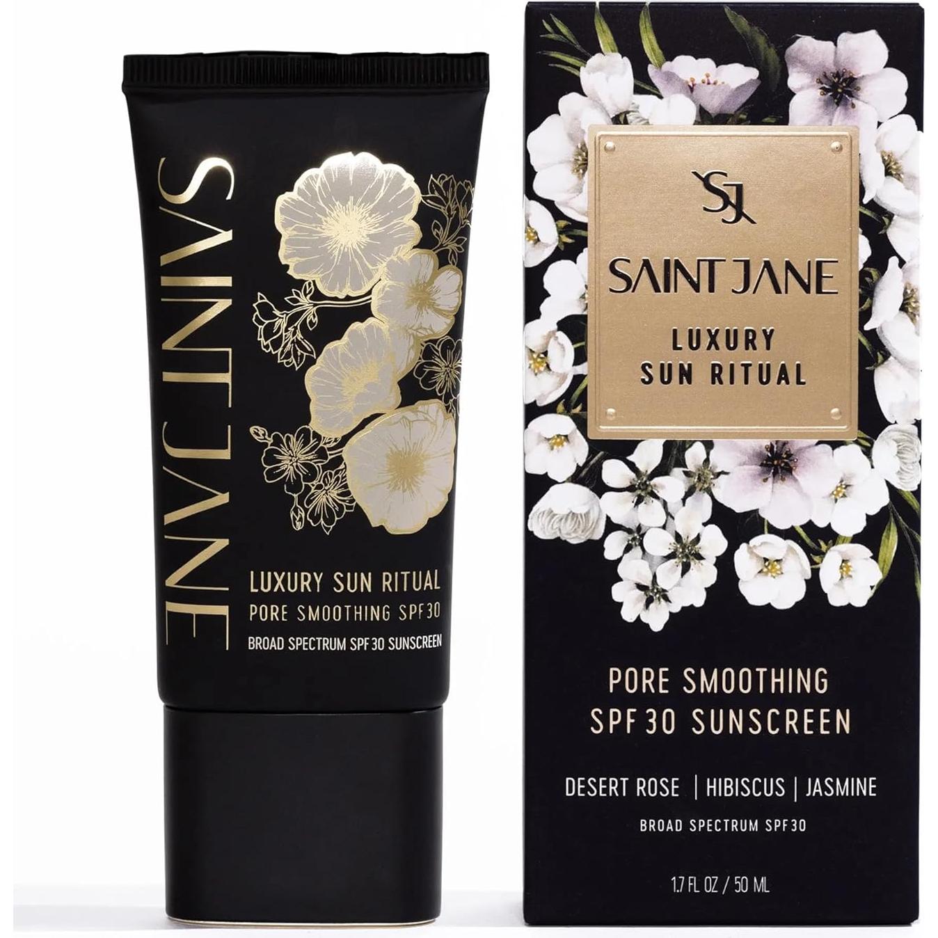 Protector Solar Mineral SPF 30 SAINT JANE 50 ml - Suavizante de Poros
