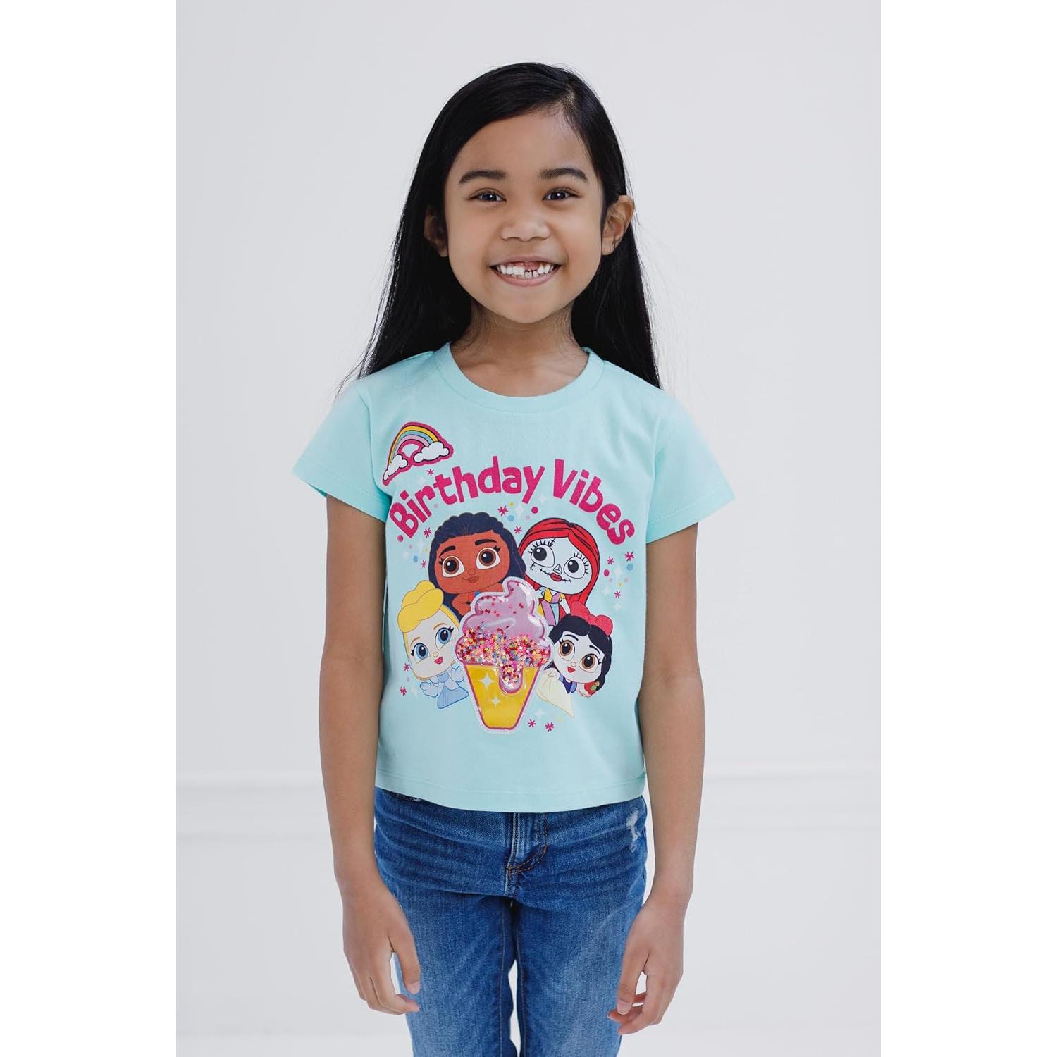 Camiseta Cumpleaños Disney Junior Niñas Talla 2T a 16