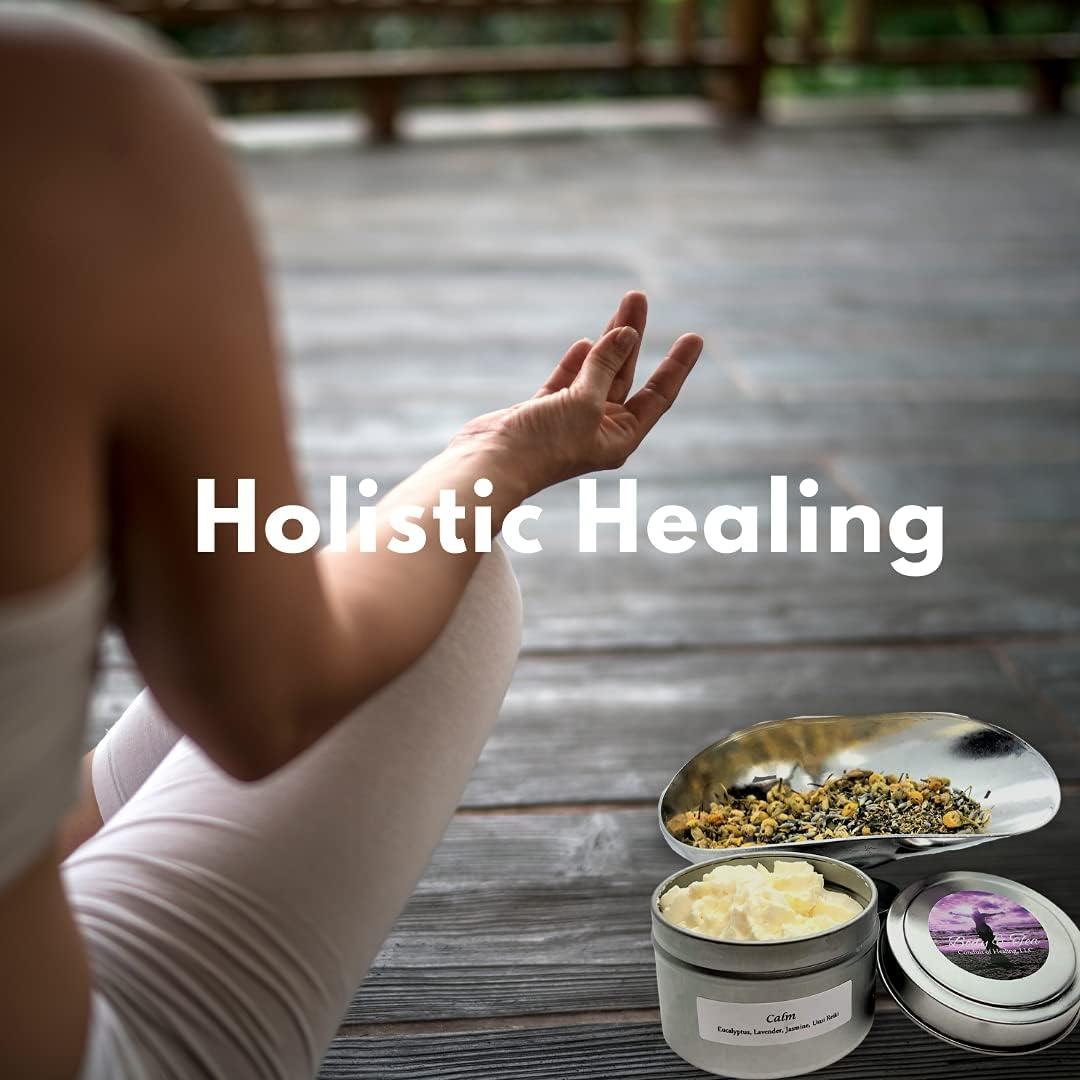 Manteca Corporal de Karité Orgánica Calm - 113g - Lavanda, Eucalipto, Jazmín