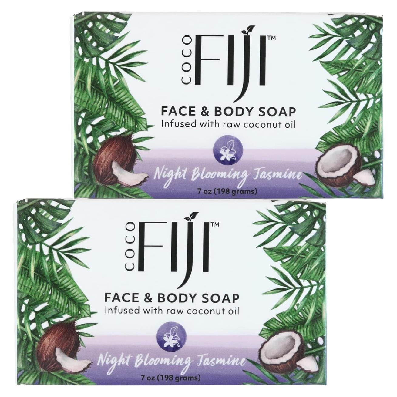 Jabón Natural Coco Fiji Organic Fiji 198 g Paquete de 2