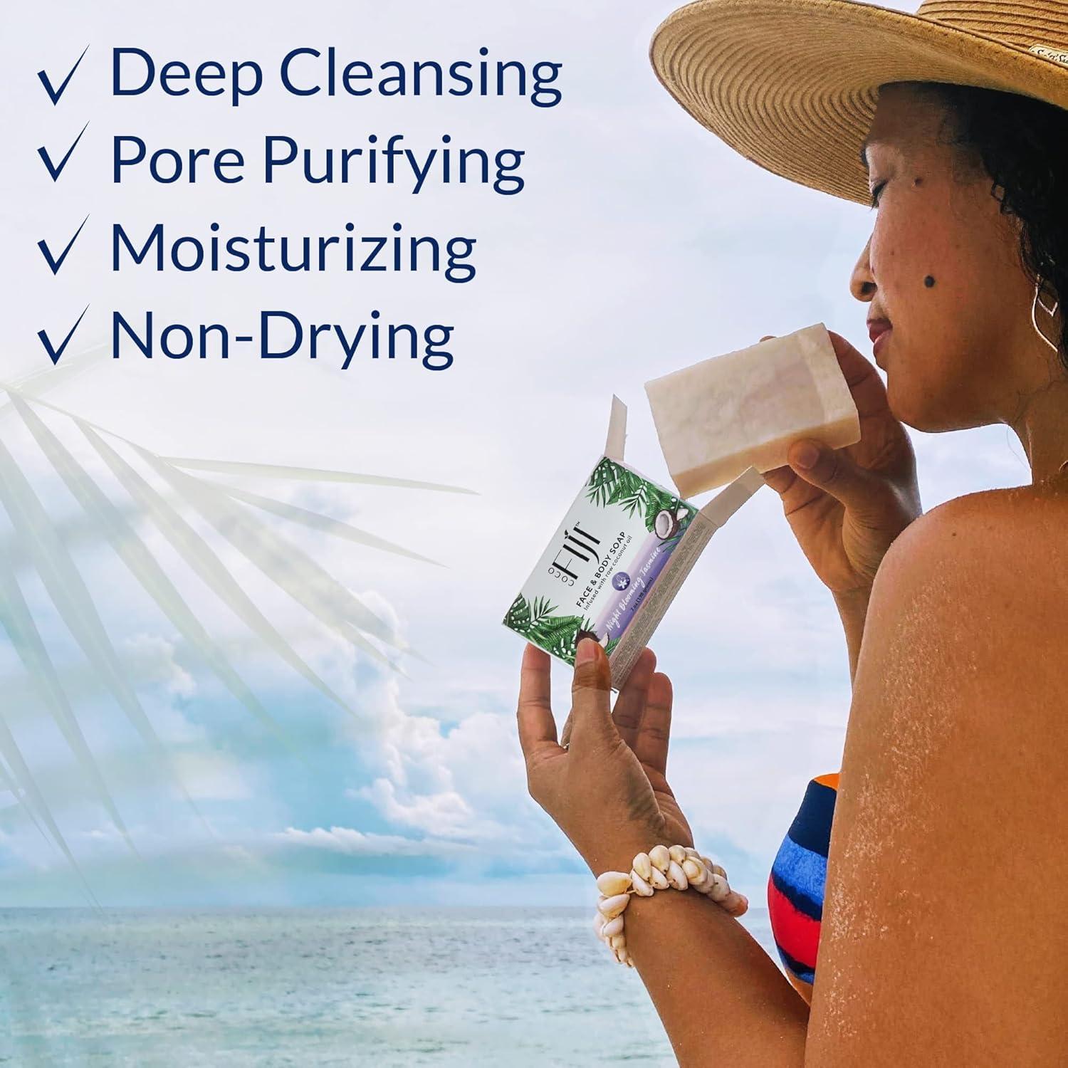 Jabón Natural Coco Fiji Organic Fiji 198 g Paquete de 2