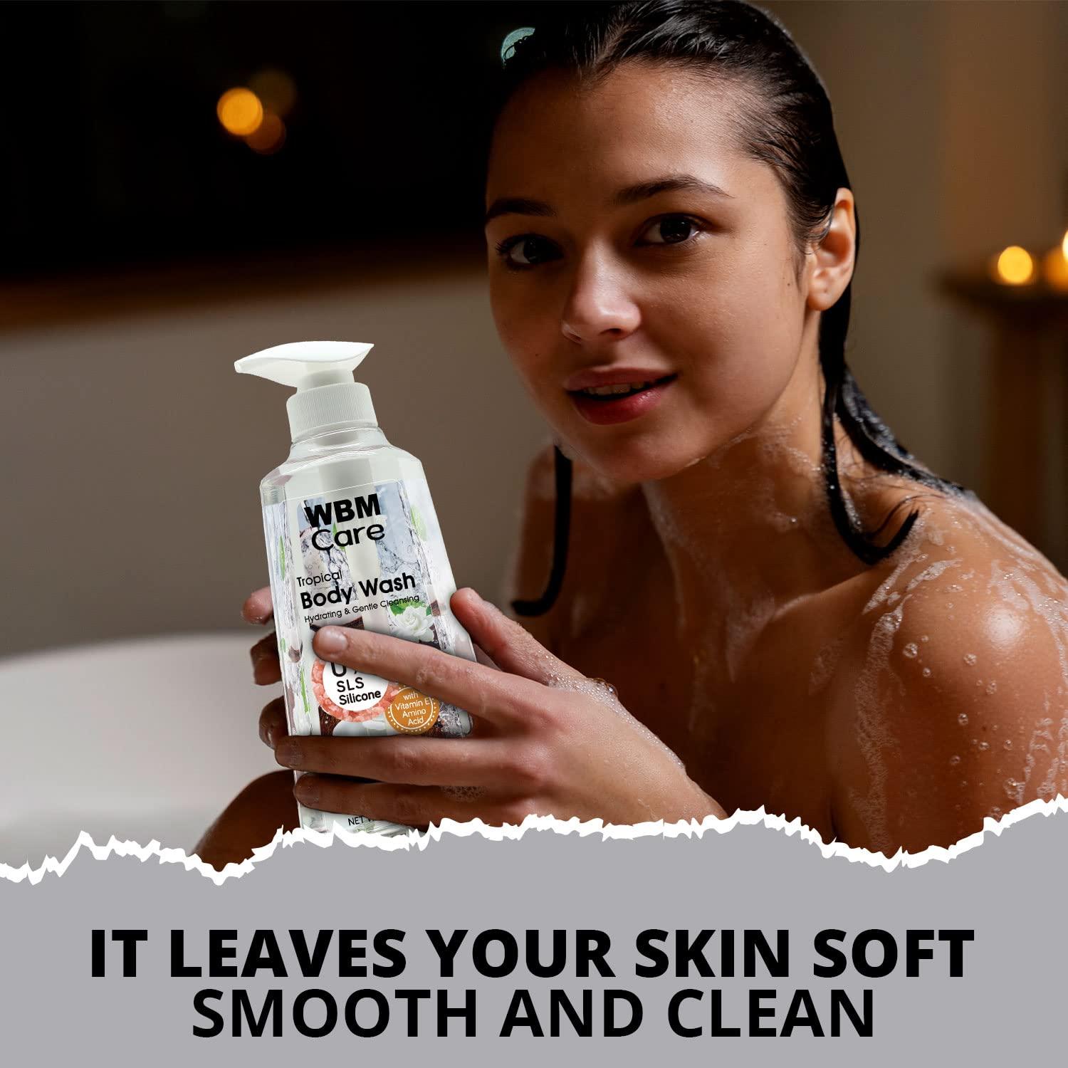 Gel de Ducha WBM Care Coco y Jazmín 4x495ml Hidratante