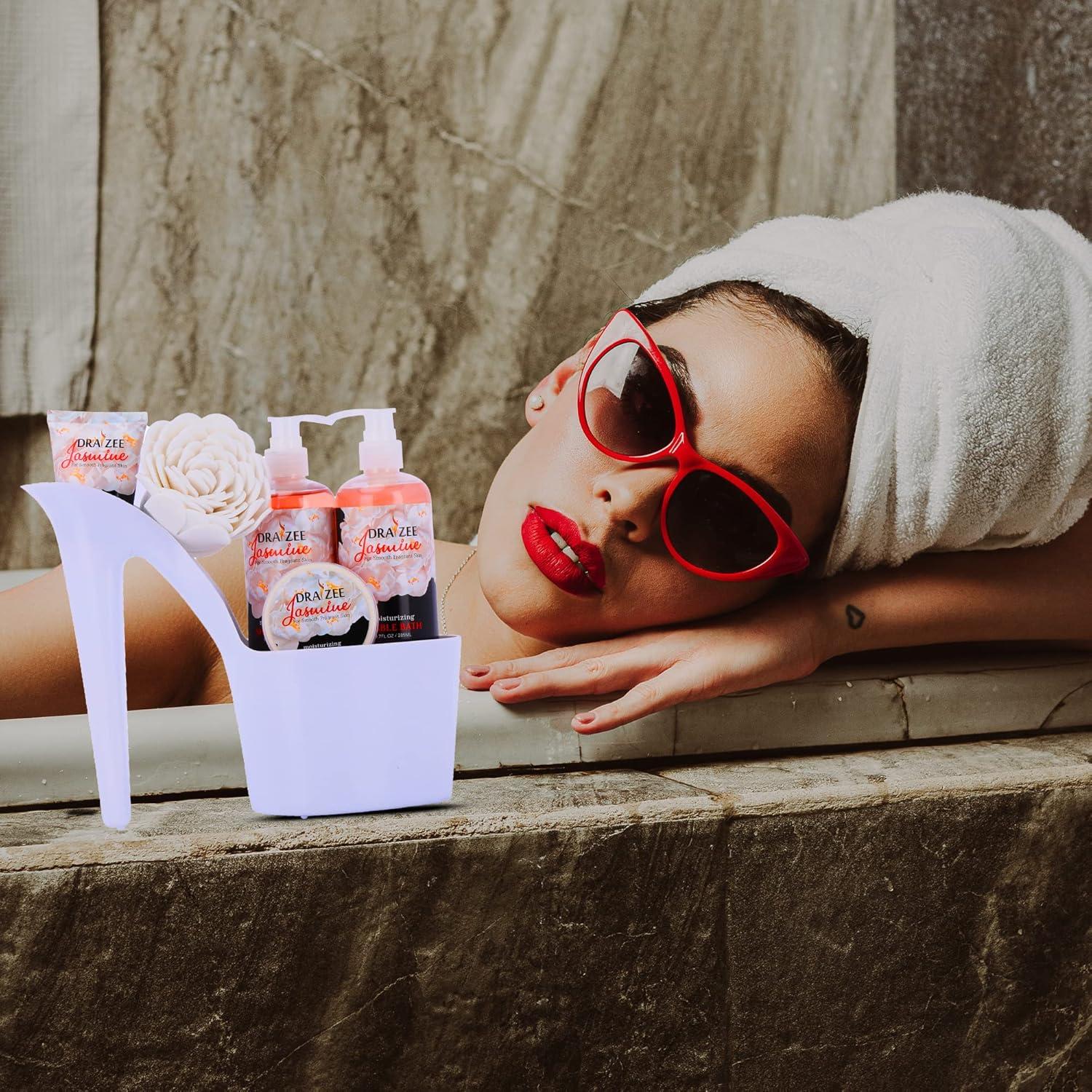 Set de Spa de Lujo Draizee - 8 Piezas Aromatizadas Jazmín