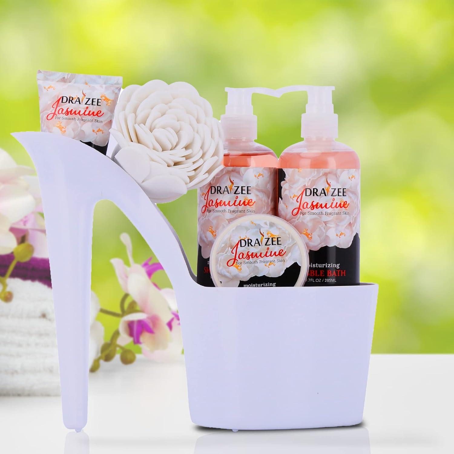 Set de Spa de Lujo Draizee - 8 Piezas Aromatizadas Jazmín