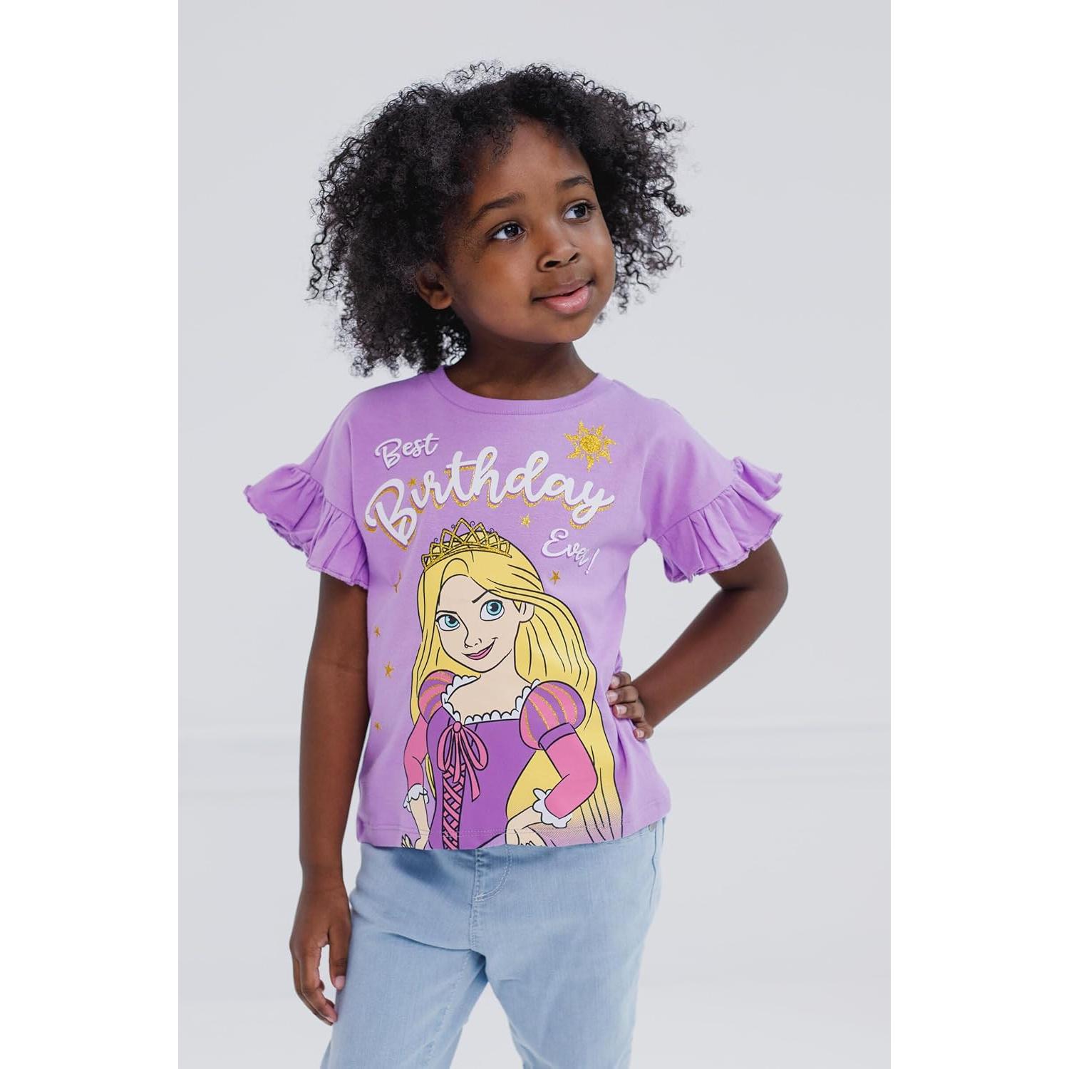 Camiseta Cumpleaños Disney Junior Niñas Talla 2T-16