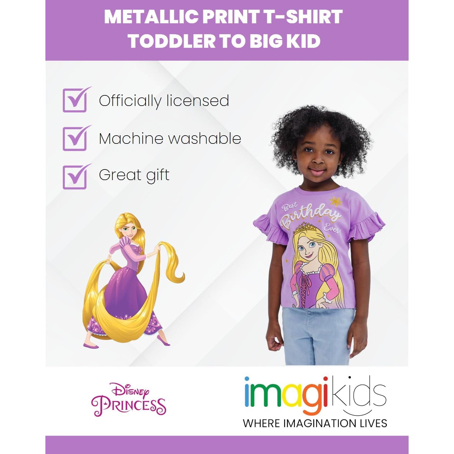 Camiseta Cumpleaños Disney Junior Niñas Talla 2T-16