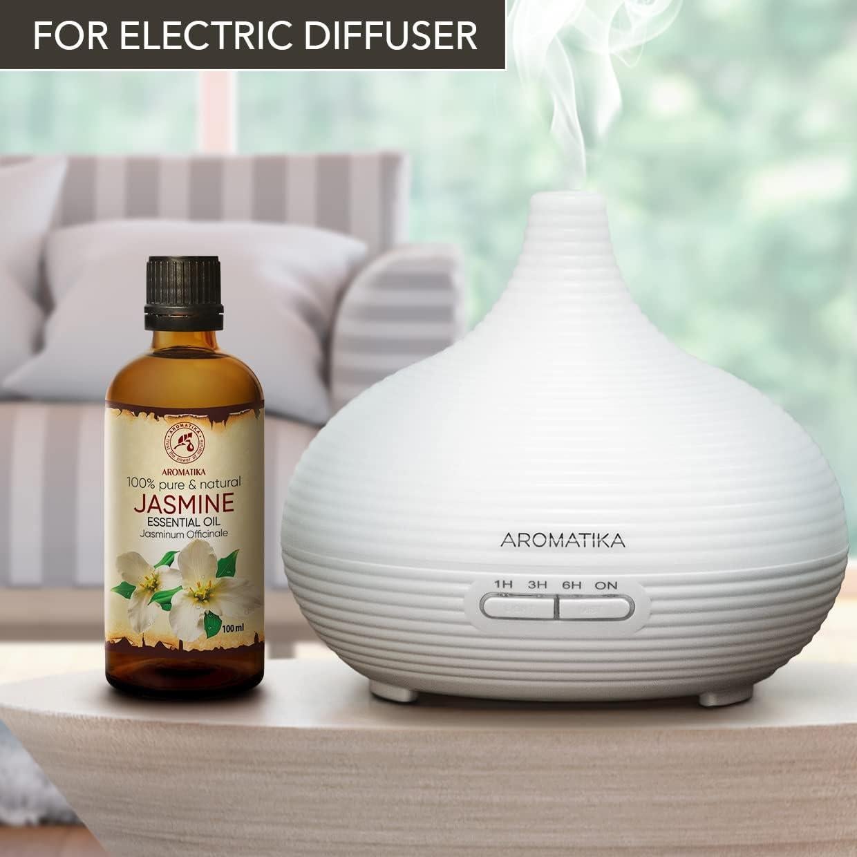 Aceite Esencial de Jazmín AROMATIKA 100 ml - Aromaterapia y Cuidado de la Piel