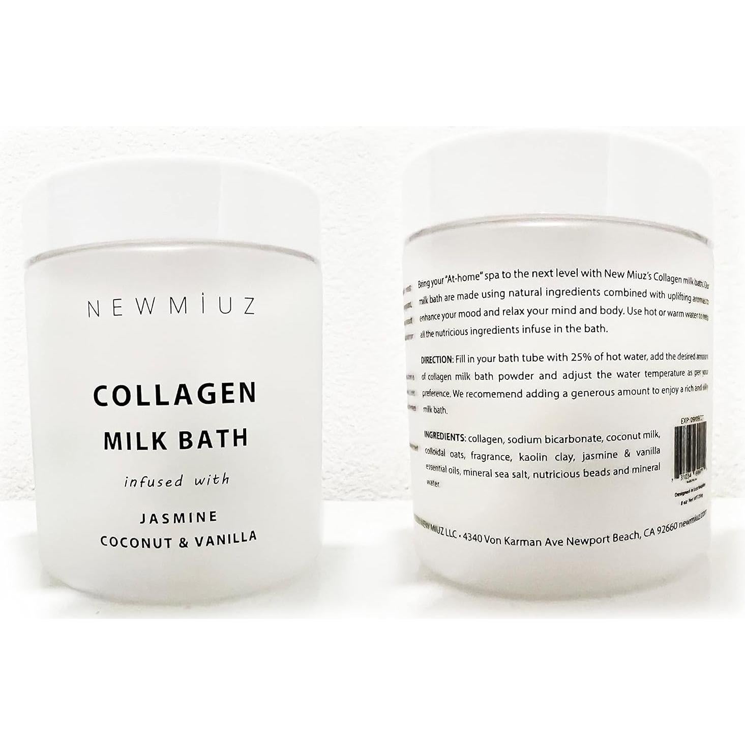 Leche de Baño de Colágeno New Miuz 300g - Hidratante y Suavizante