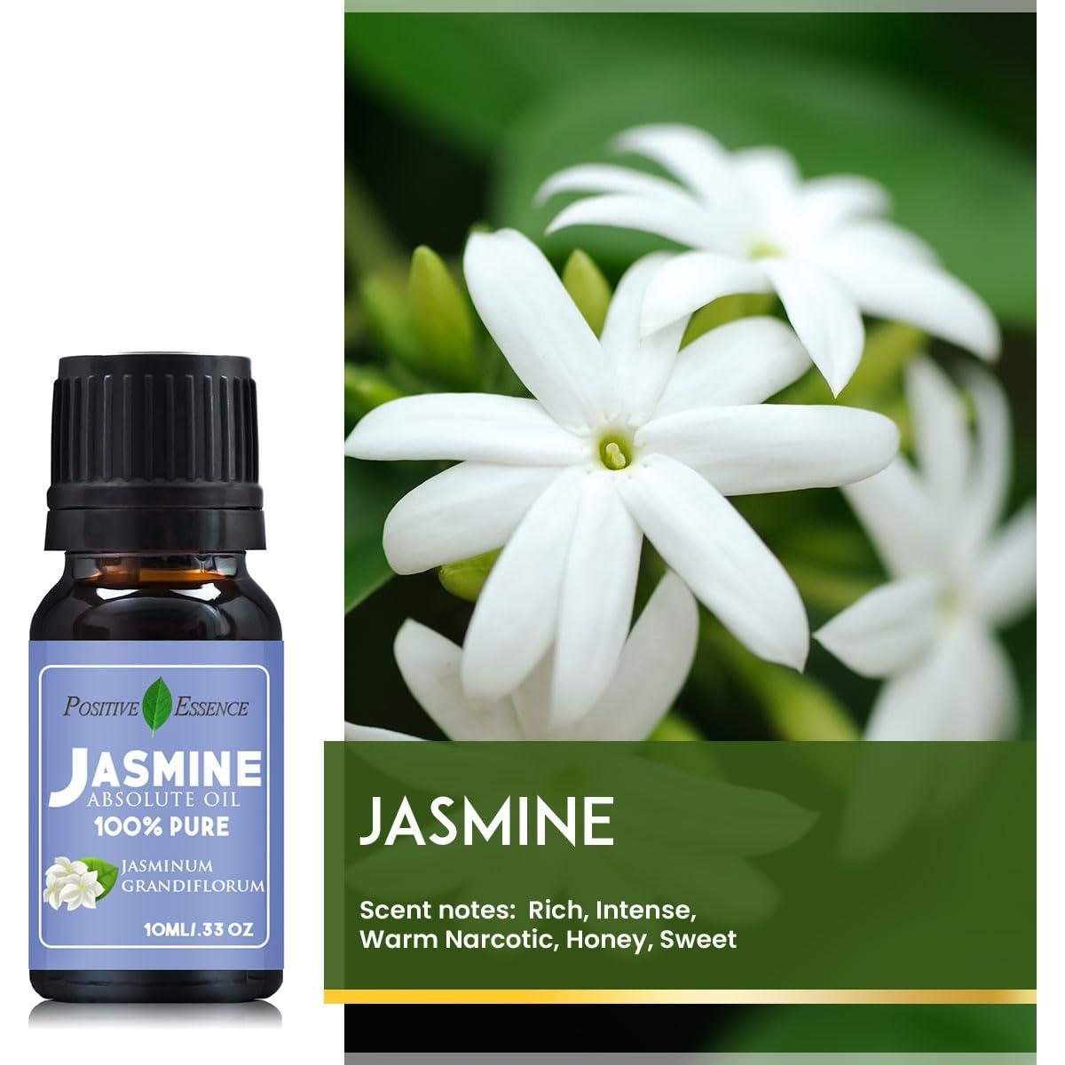 Aceite Esencial de Jazmín Puro 10ml - Esencia Positiva