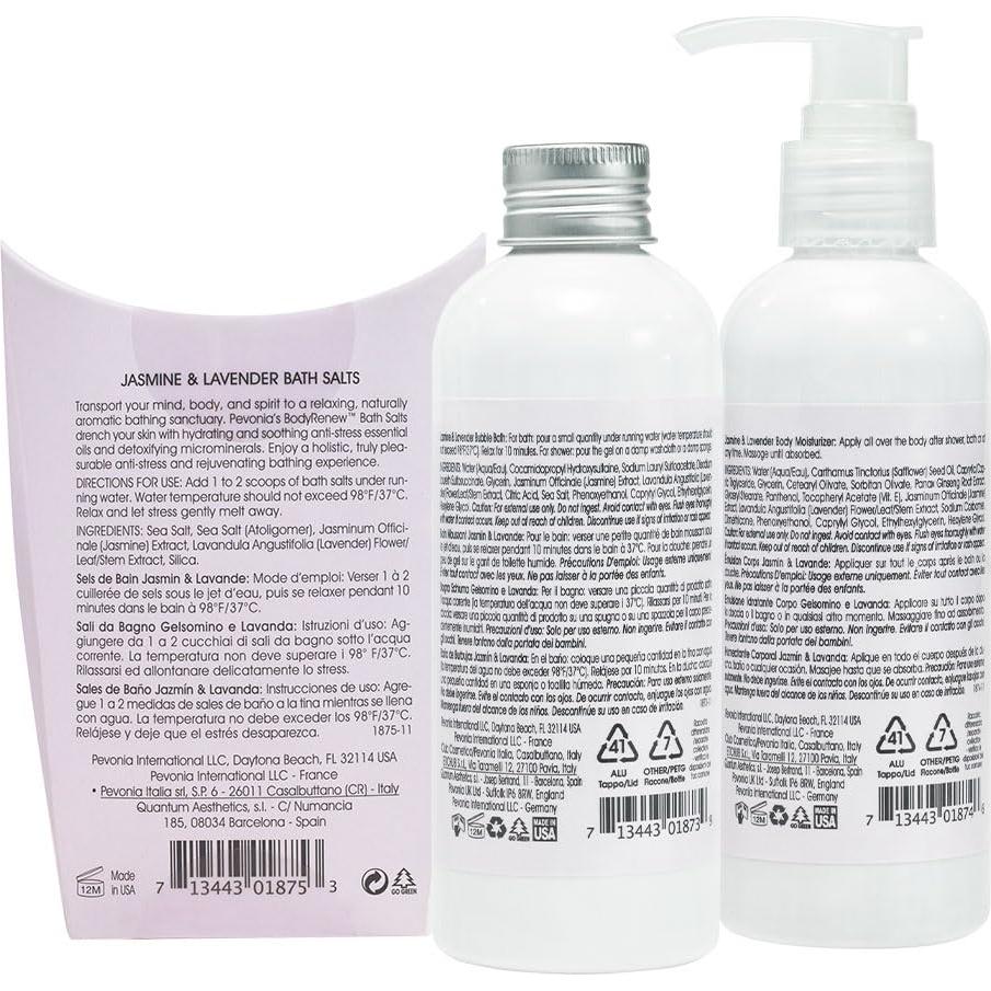 Conjunto de Regalo Pevonia BodyRenew Jazmín y Lavanda 0.48kg