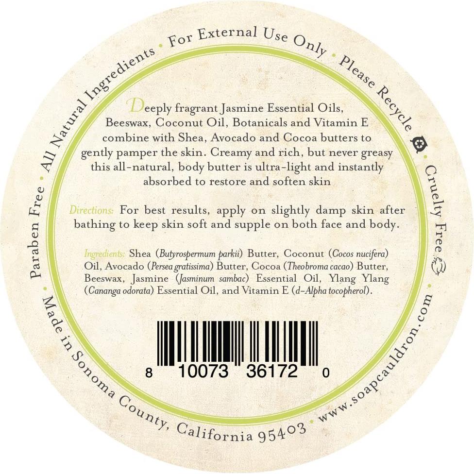 Manteca Corporal 100% Natural Tres Hermanas 70.87 g Jazmín Nocturno