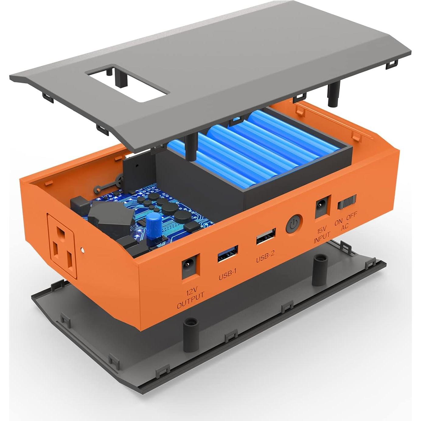 Banco de Energía Portátil ZeroKor 24000mAh 65W Naranja