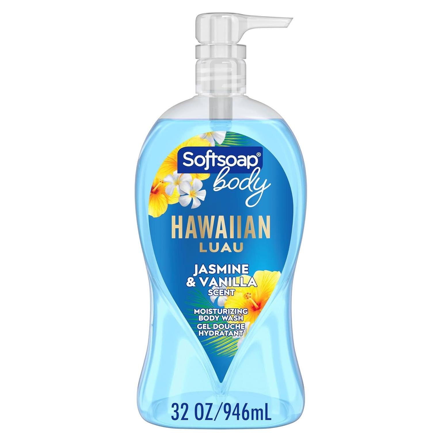 Jabón Líquido Hidratante Softsoap 0.95L Luau Hawaiano Jazmín Vainilla