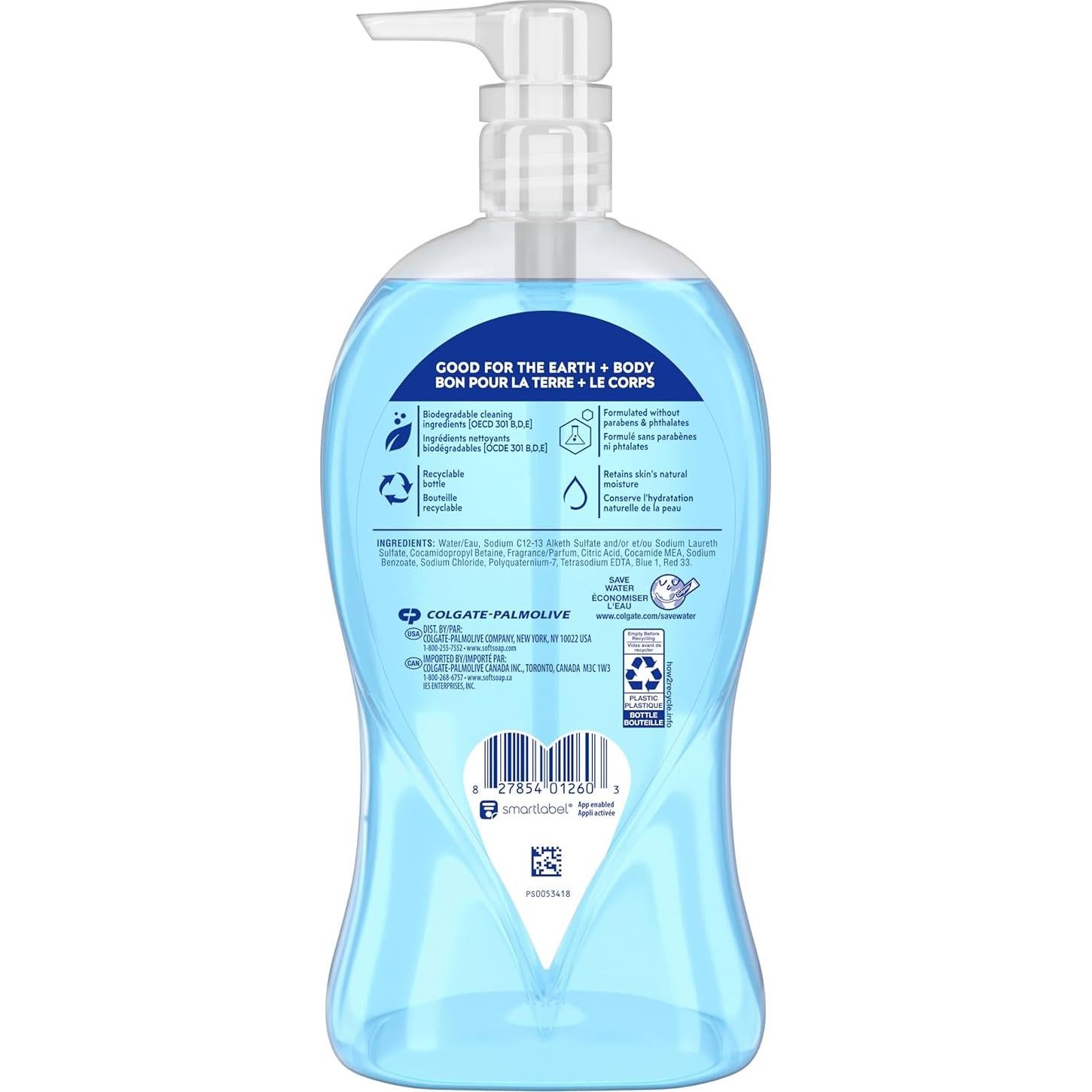 Jabón Líquido Hidratante Softsoap 0.95L Luau Hawaiano Jazmín Vainilla