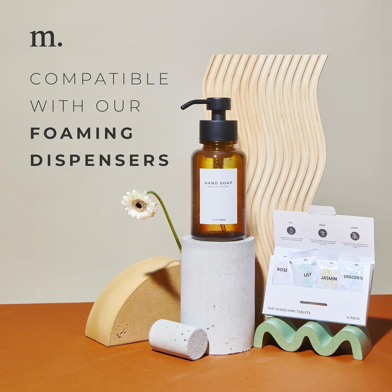 Tabletas de Jabón Espumoso Maisonovo Aroma Jazmín 4-Pack