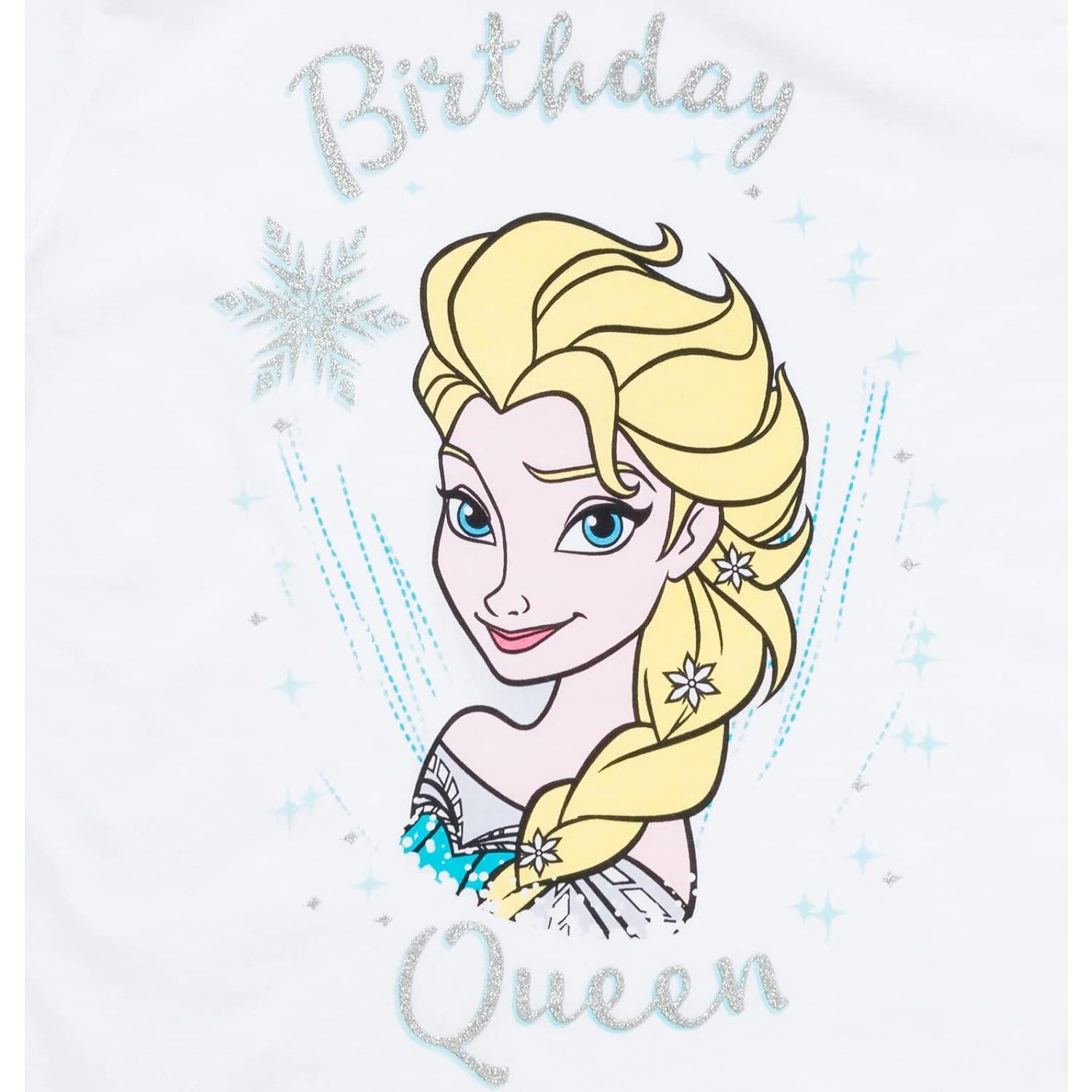 Camiseta Cumpleaños Disney Junior Niñas Talla 2T a 16