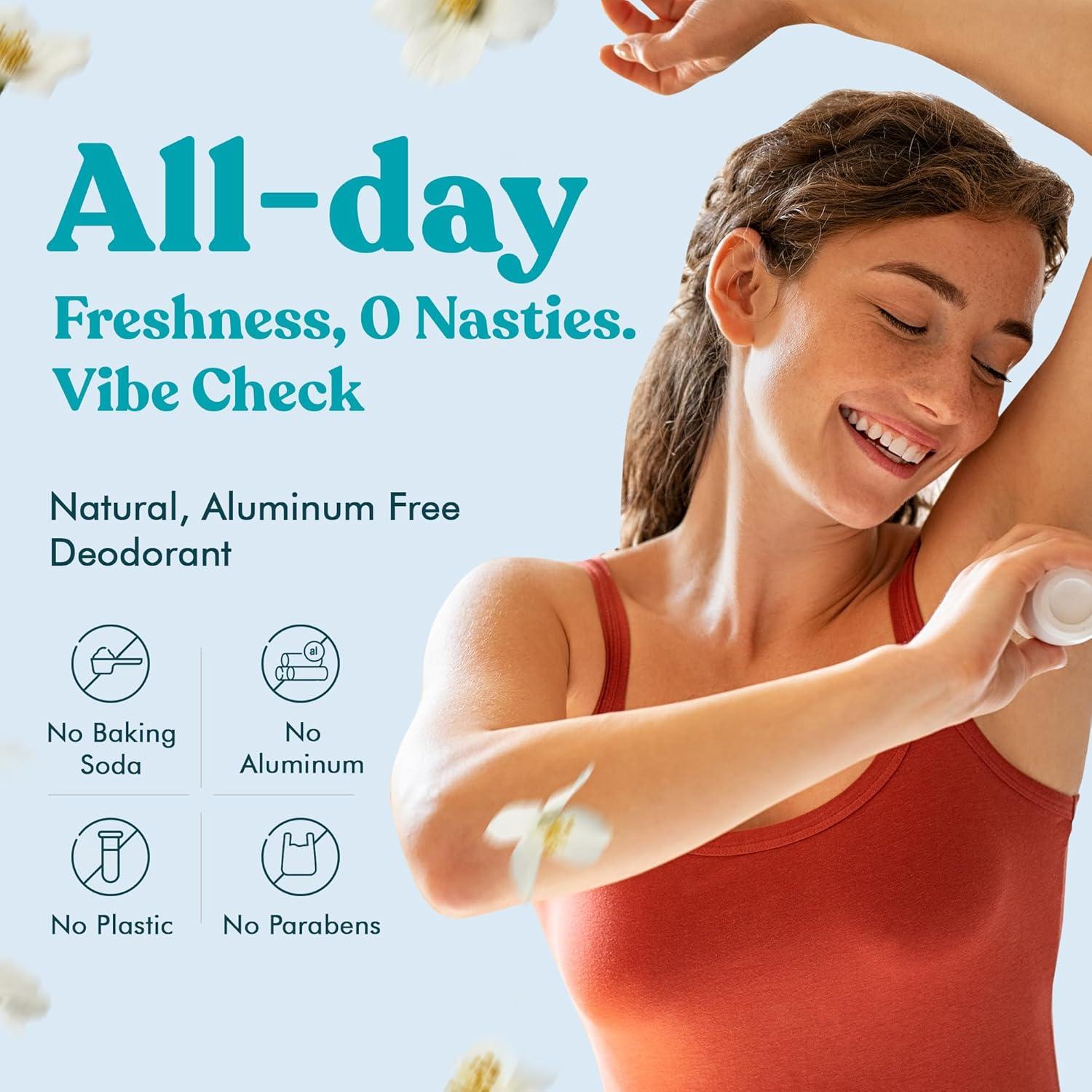 Desodorante Natural Vibe Jazmín 100g - Sin Aluminio y Parabenos