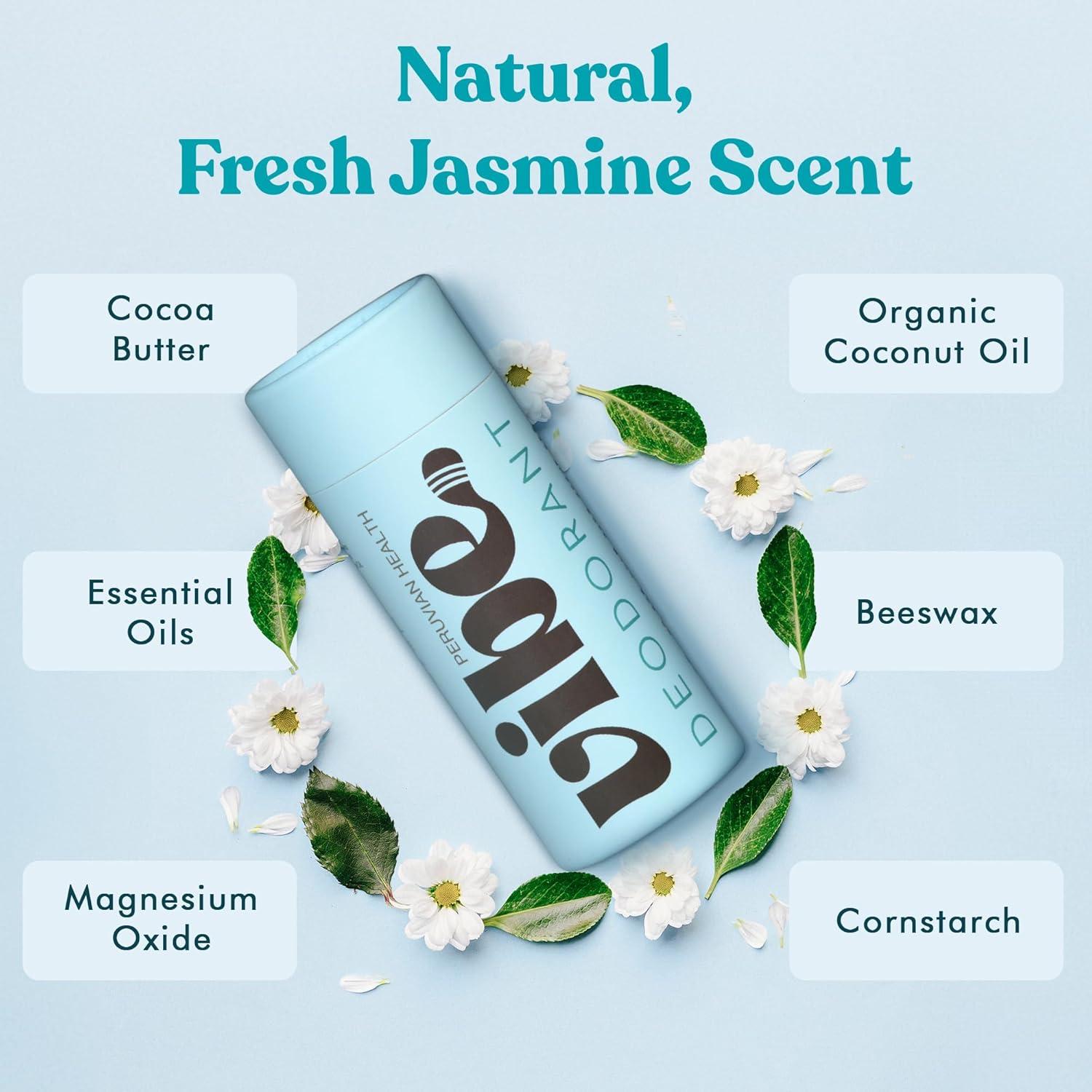 Desodorante Natural Vibe Jazmín 100g - Sin Aluminio y Parabenos