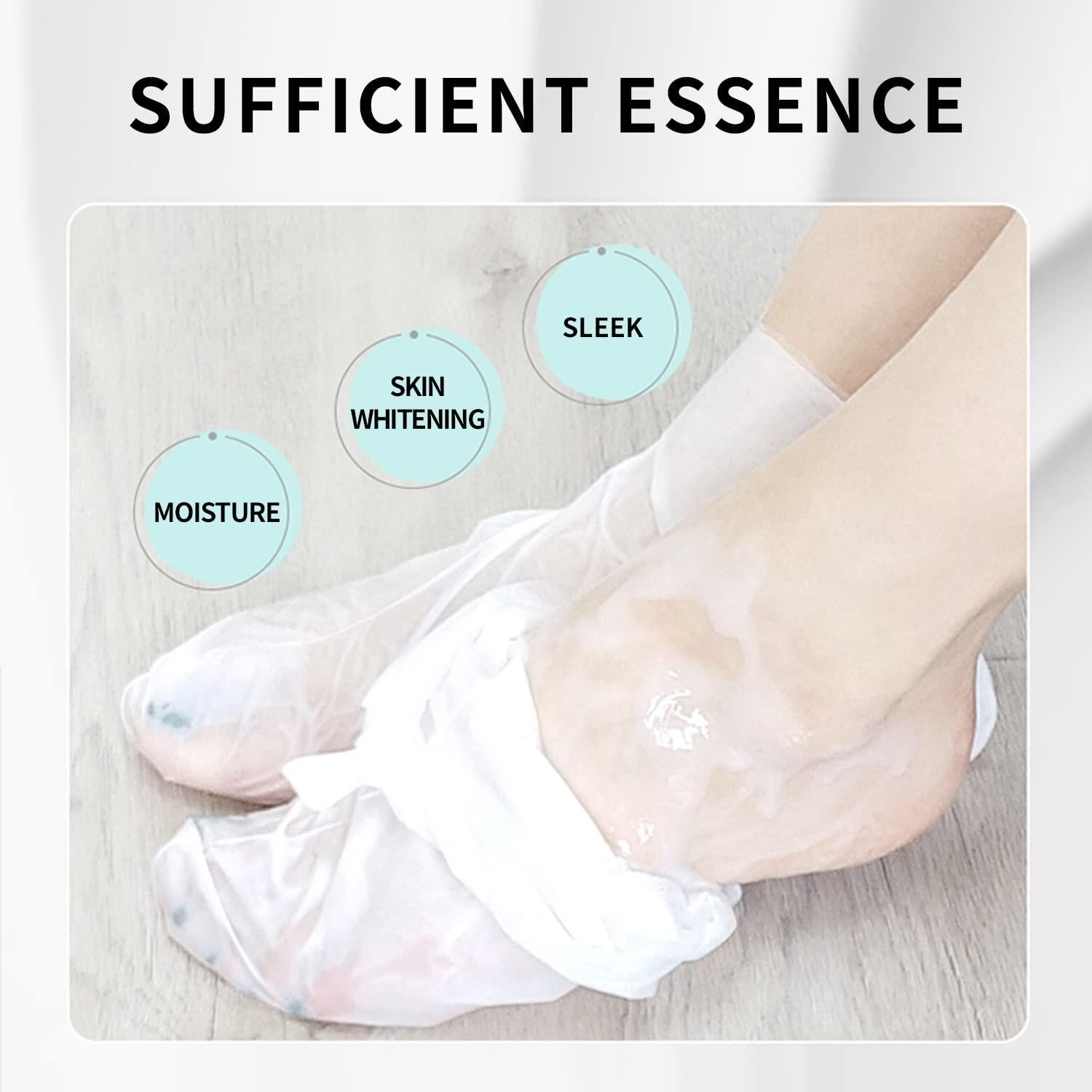 Mascarilla Hidratante para Pies nbc BeautiLab Jazmín - 3 Pares