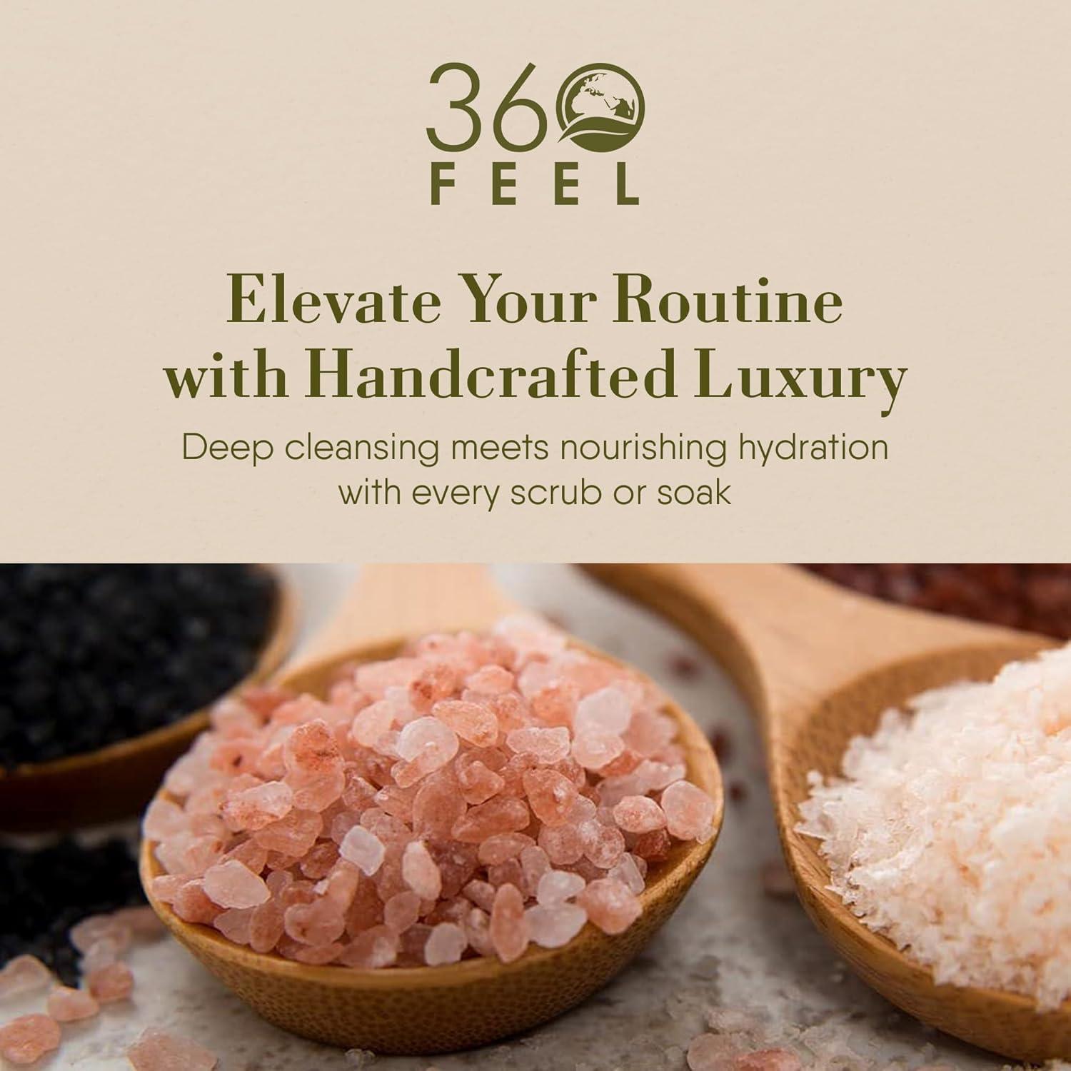 Exfoliante Corporal de Sal de Baño 360Feel Jazmín 226.8 g