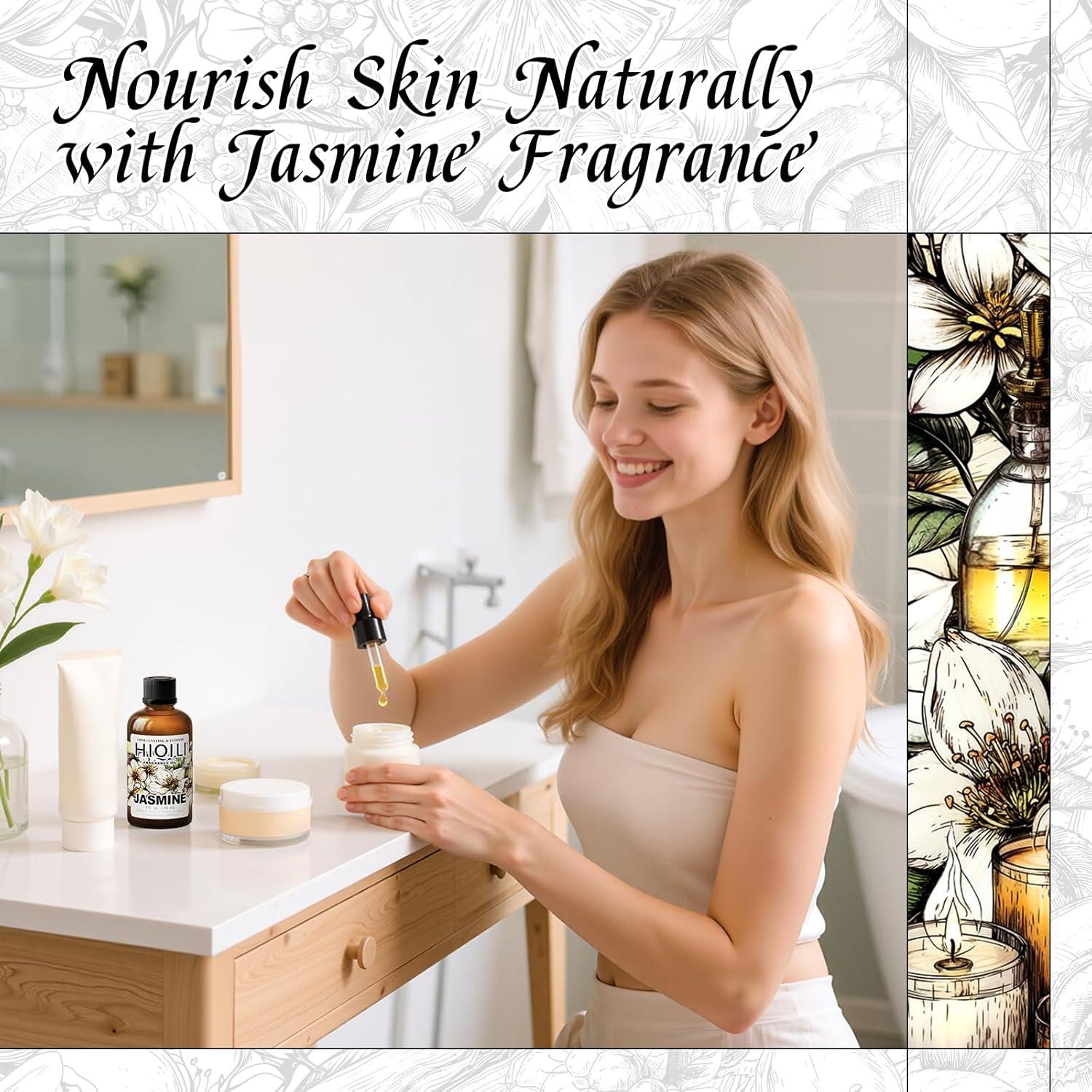 Aceite de fragancia HIQILI Jazmín 100g para difusor y velas