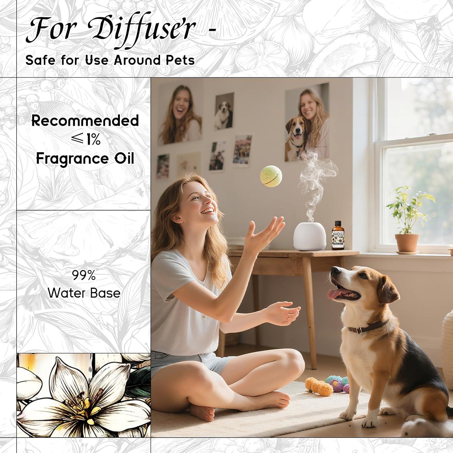 Aceite de fragancia HIQILI Jazmín 100g para difusor y velas