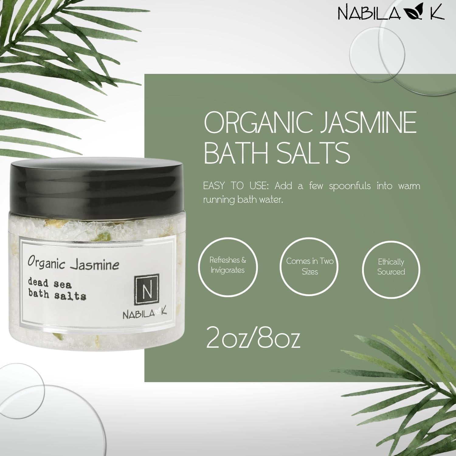 Sales de Baño Nabila K Jazmín Orgánico 56.7 g - Exfoliante