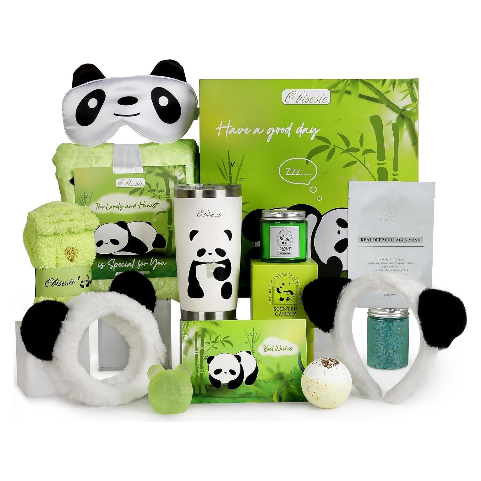 Cesta de Regalo de Cumpleaños para Mujeres Obisesio con Manta y Vaso