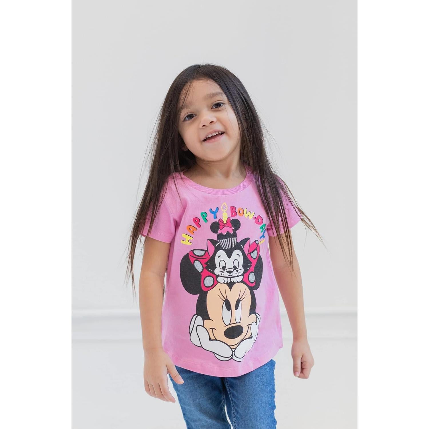 Camiseta Cumpleaños Disney Junior Niñas Talla 2T a 16