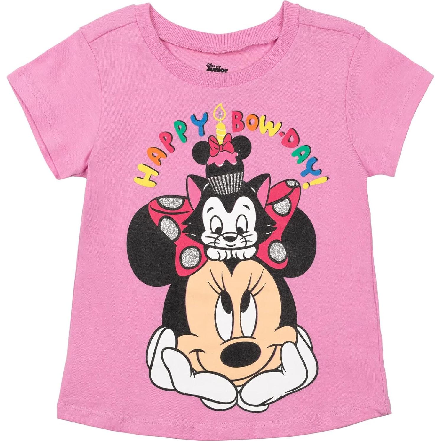 Camiseta Cumpleaños Disney Junior Niñas Talla 2T a 16