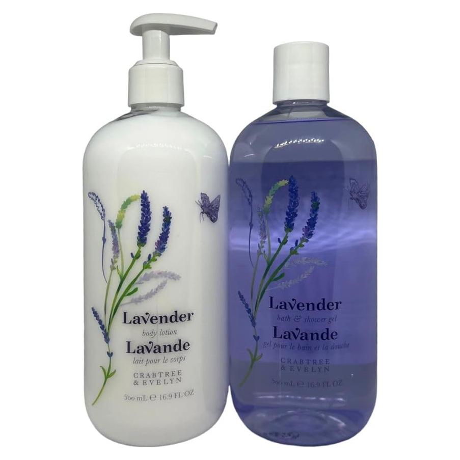 Set de Baño Lavanda Crabtree & Evelyn 2 Piezas 500ml
