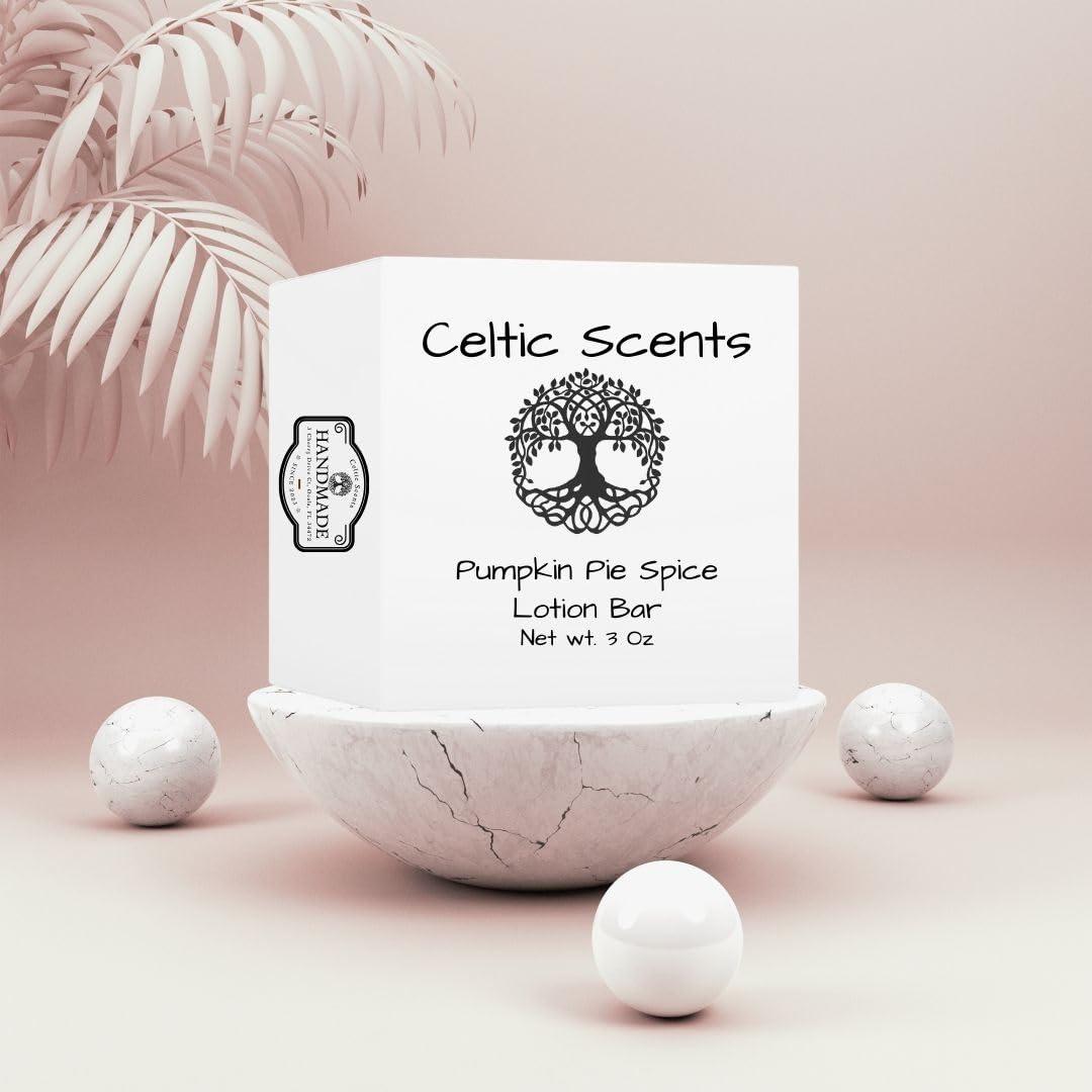 Barra de Loción Hidratante Hecha a Mano 85g - Especias de Pastel de Calabaza
