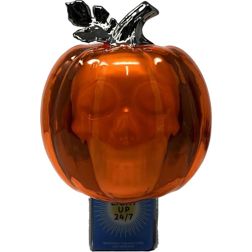 Difusor de Fragancia Calabaza Calavera con Luz Nocturna y Jabón Marbela
